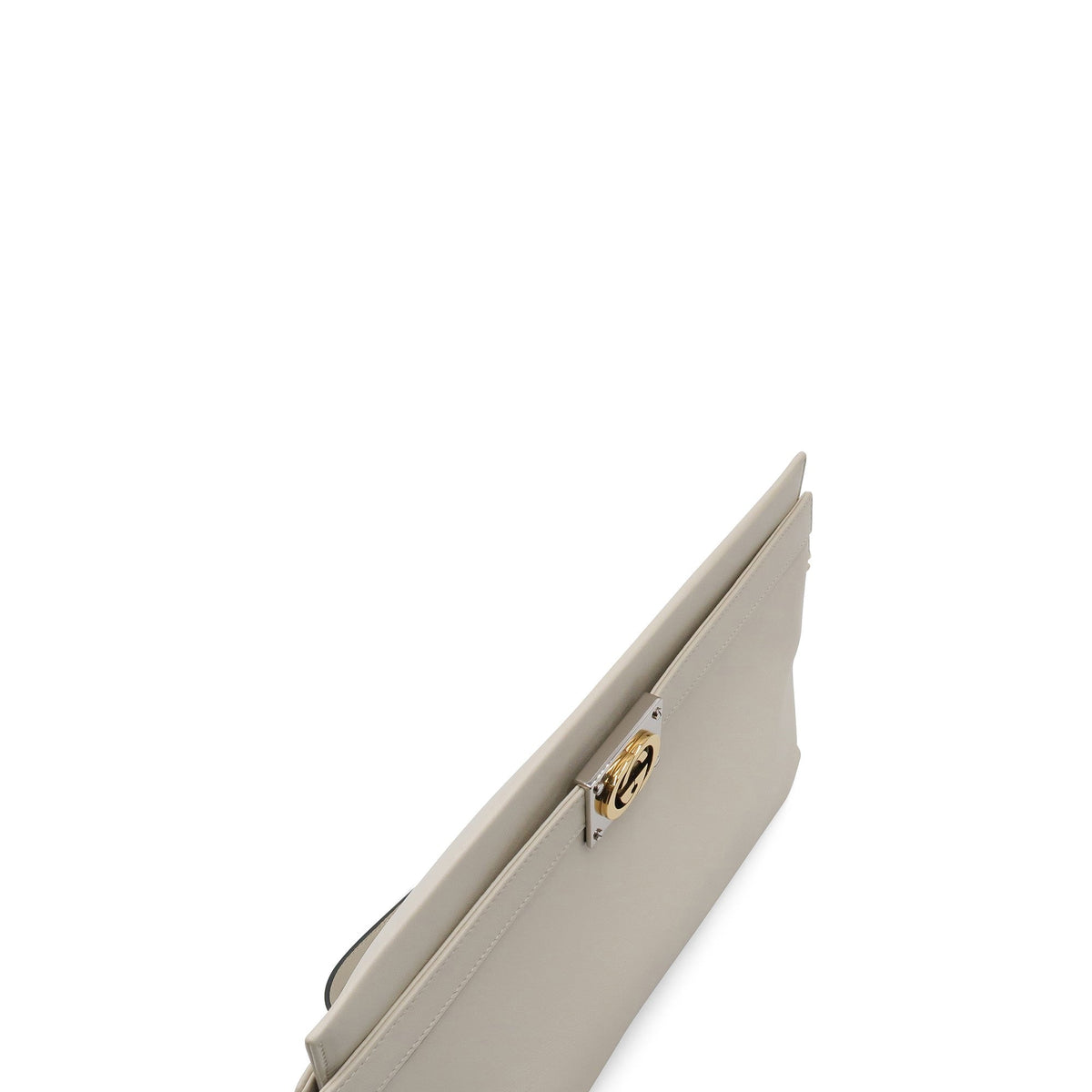 Interlocking GG Chain Shoulder Bag Cream