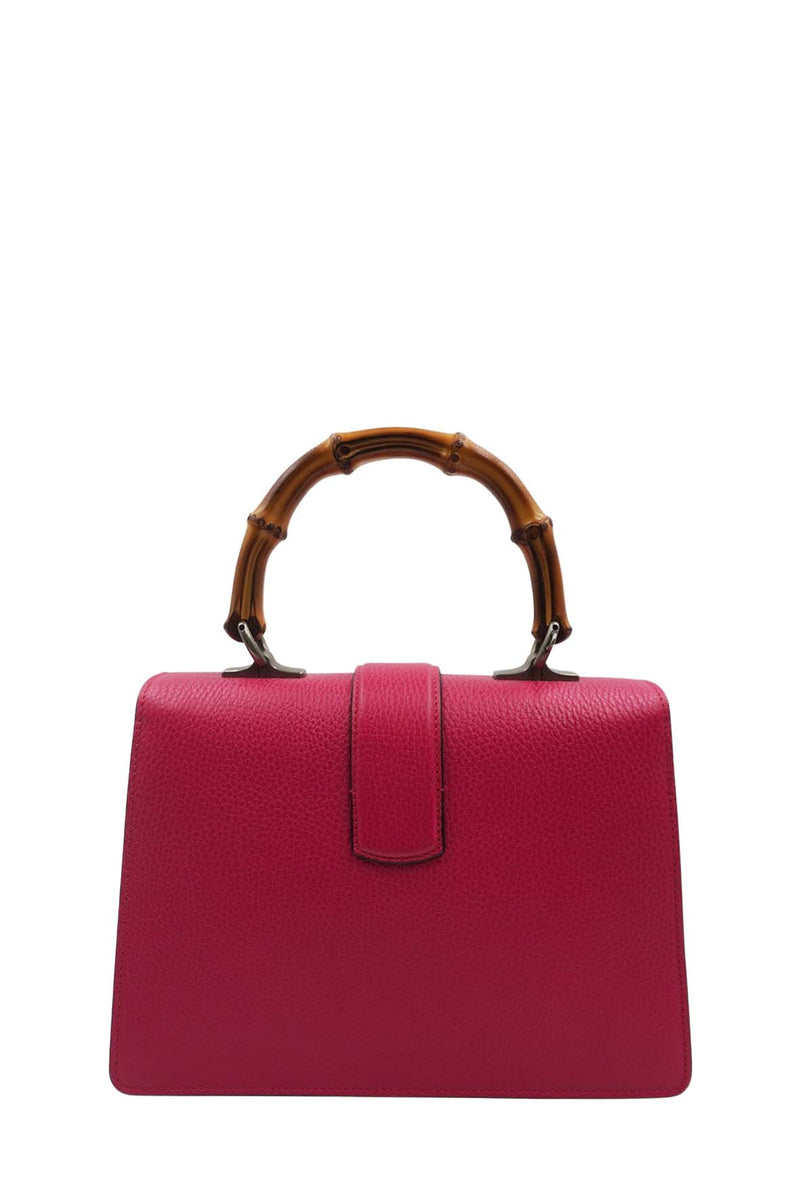 Medium Dionysus Bamboo Top Handle Bag Pink