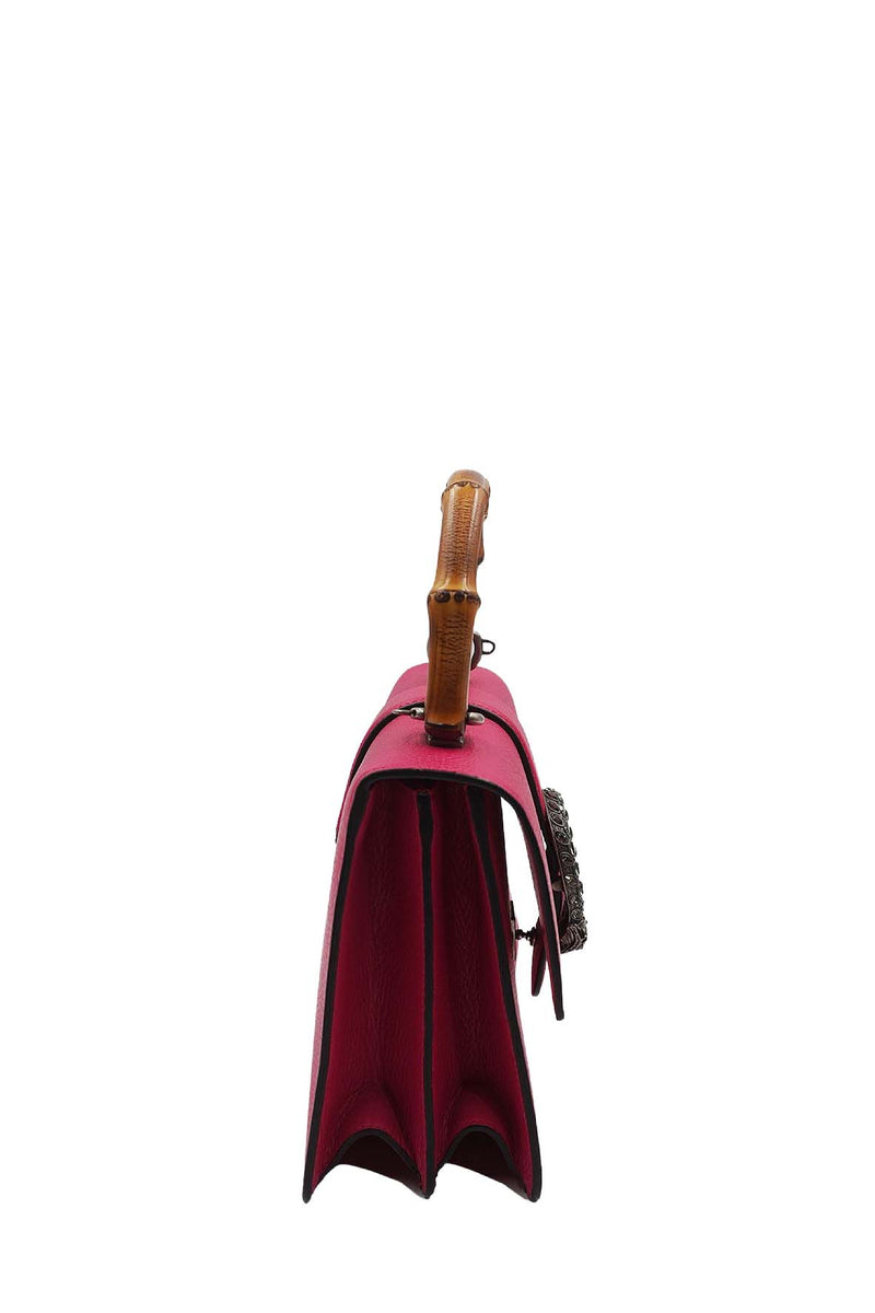 Medium Dionysus Bamboo Top Handle Bag Pink