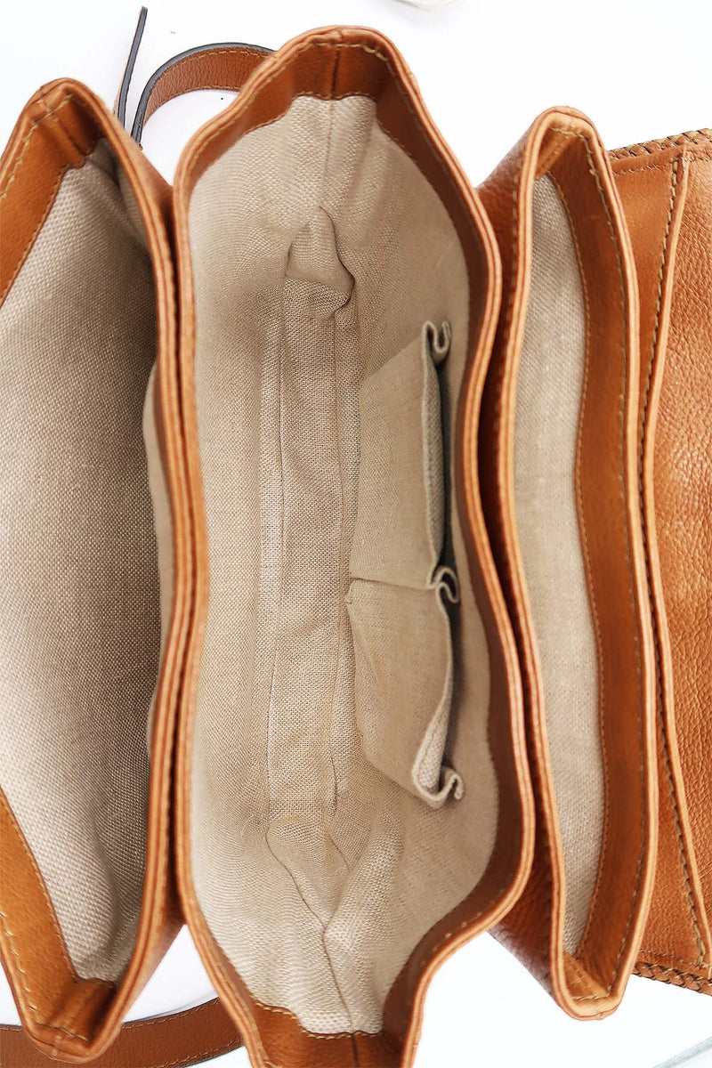 Medium GG Canvas Marrakech Messenger Bag Brown