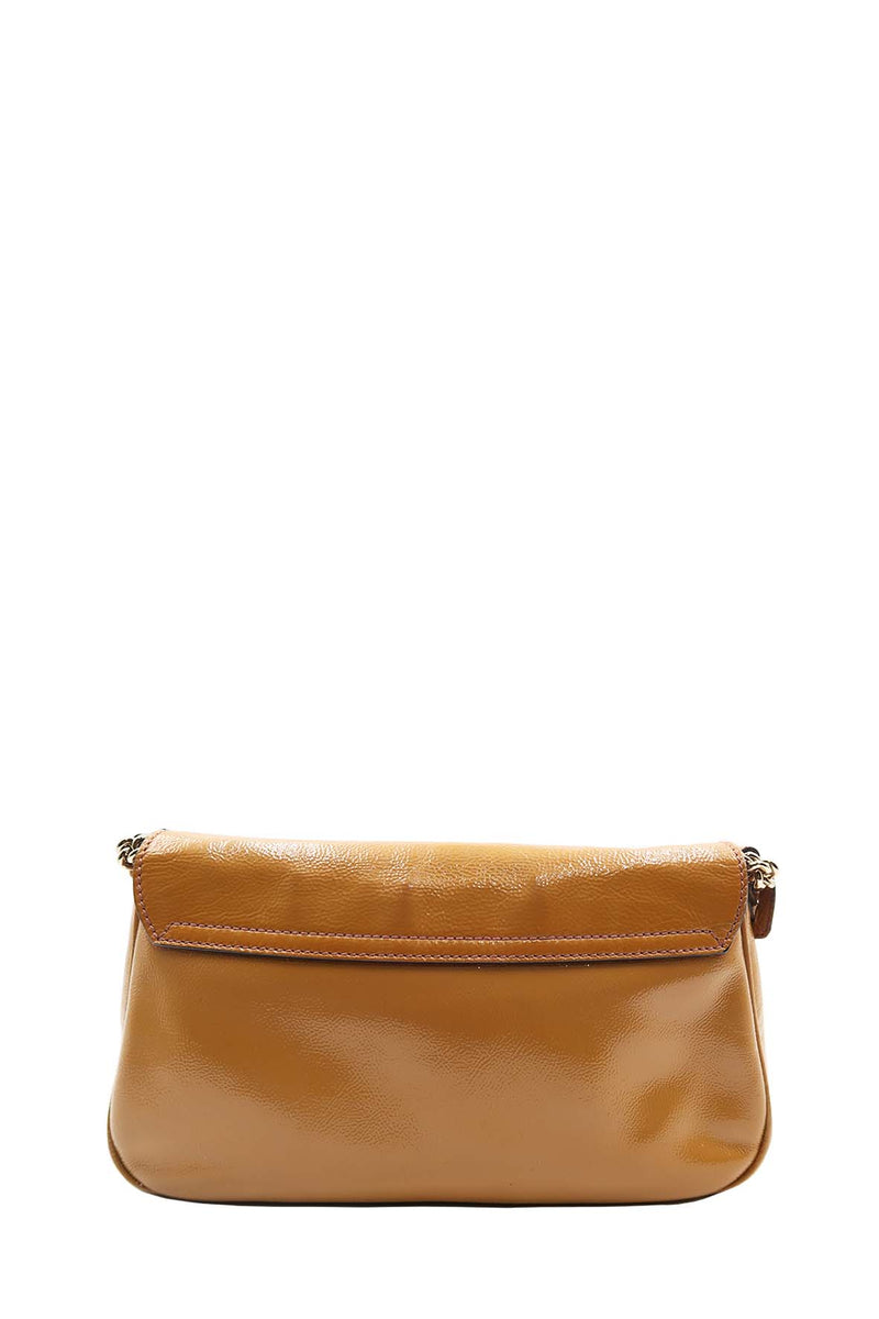 Medium Soho Flap Chain Bag Brown