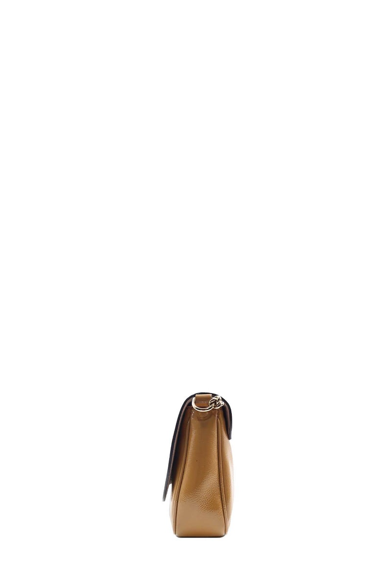 Medium Soho Flap Chain Bag Brown