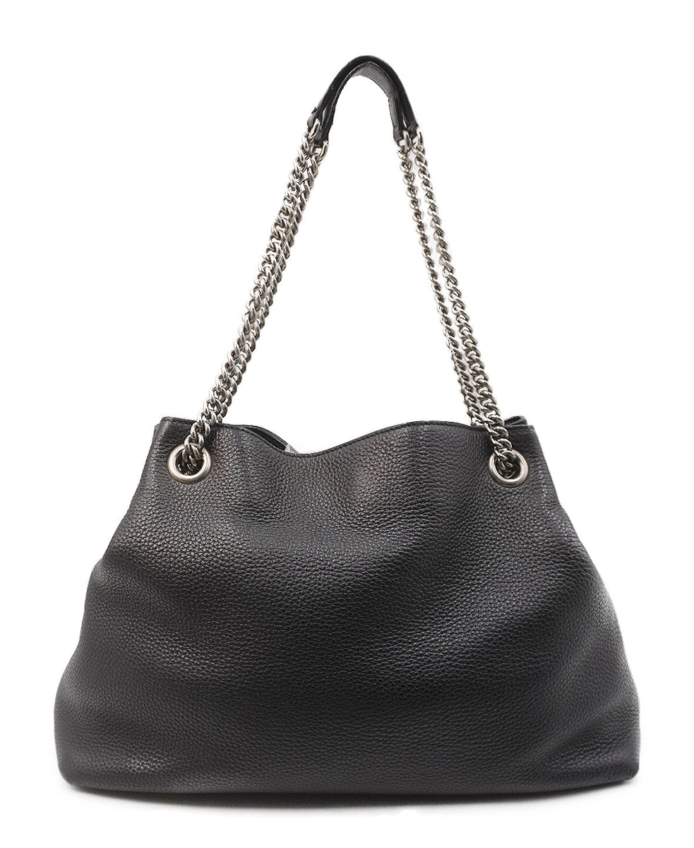 Medium Soho Shoulder Bag Black