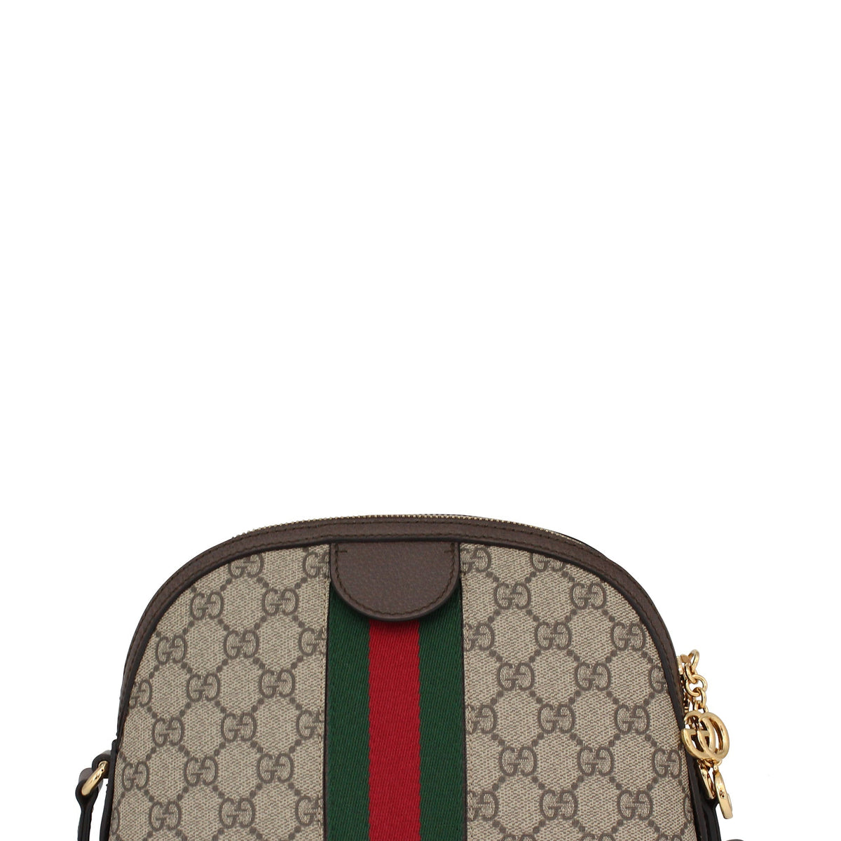 Ophidia GG Small Shoulder Bag Brown