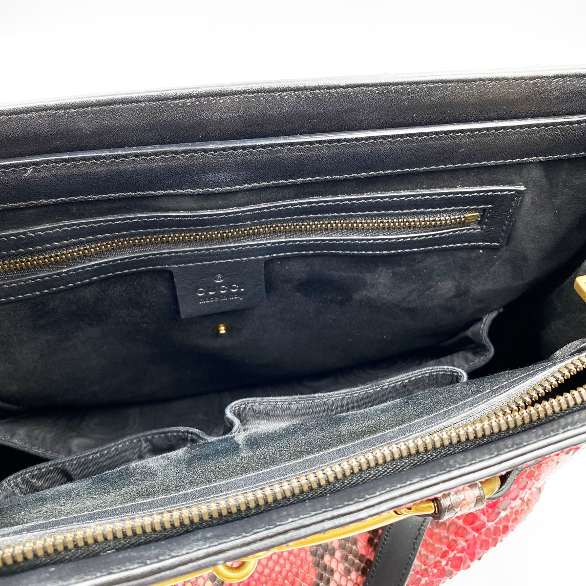 Gucci Begonia Pink Python Bag