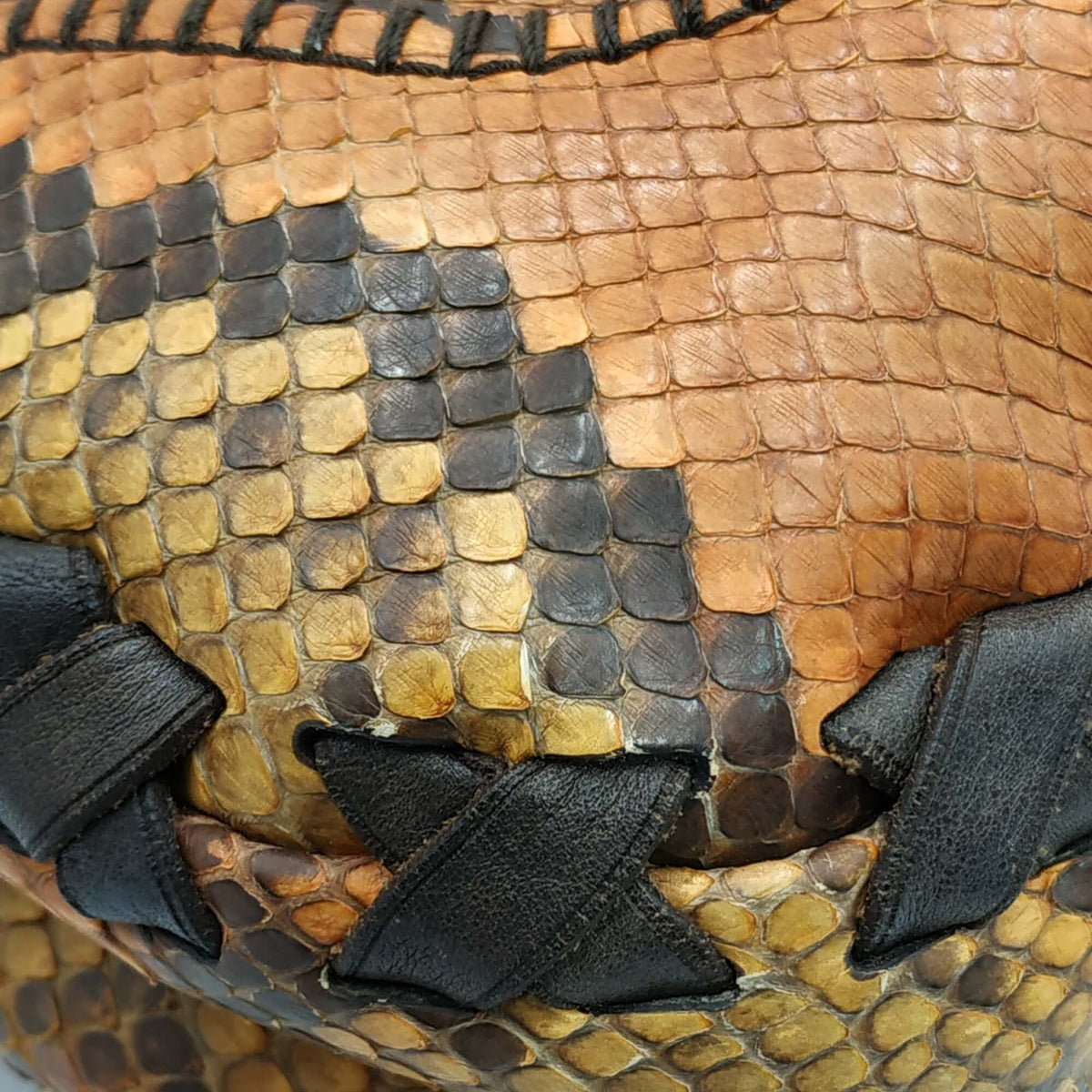 Python Large Jackie Hobo Orange