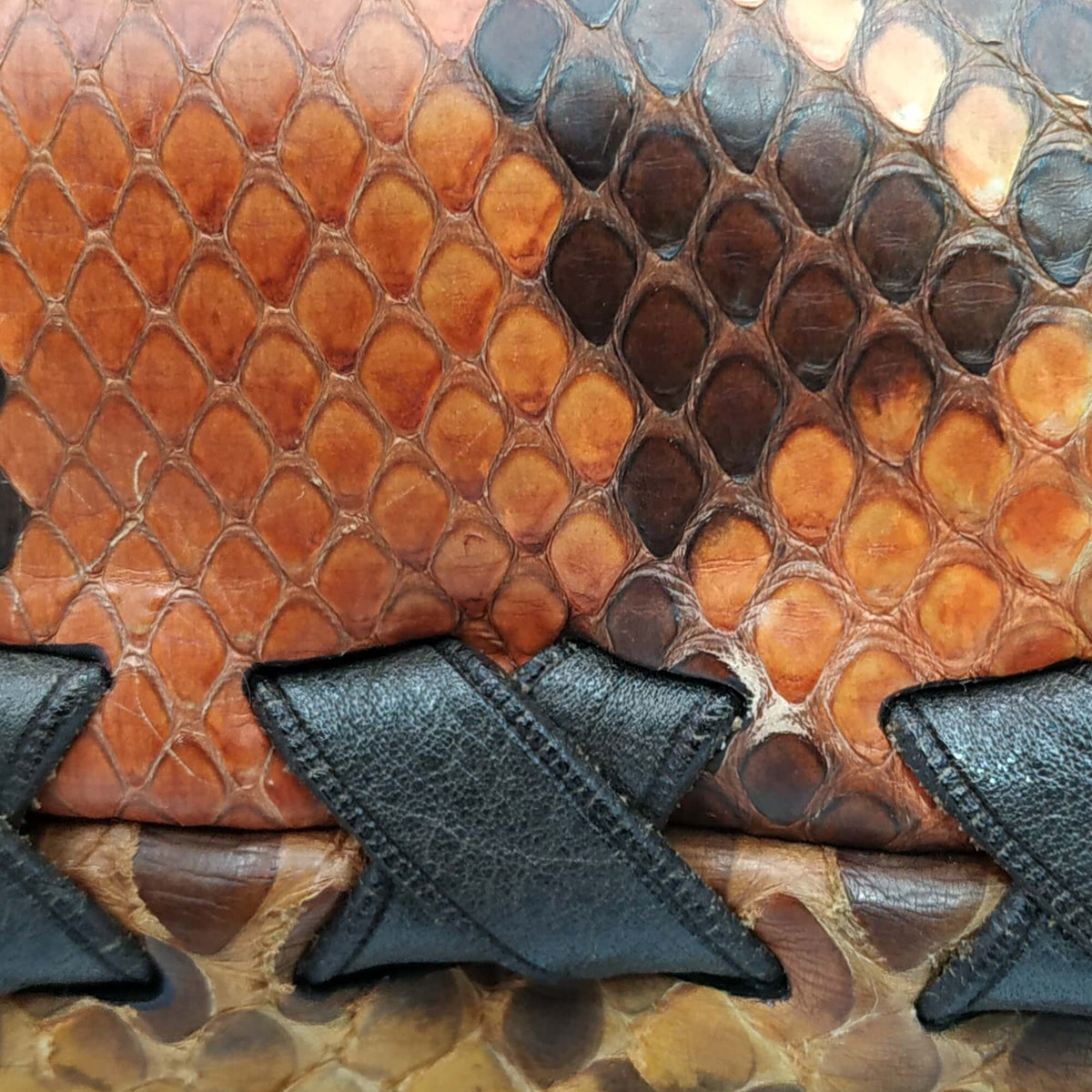 Python Large Jackie Hobo Orange