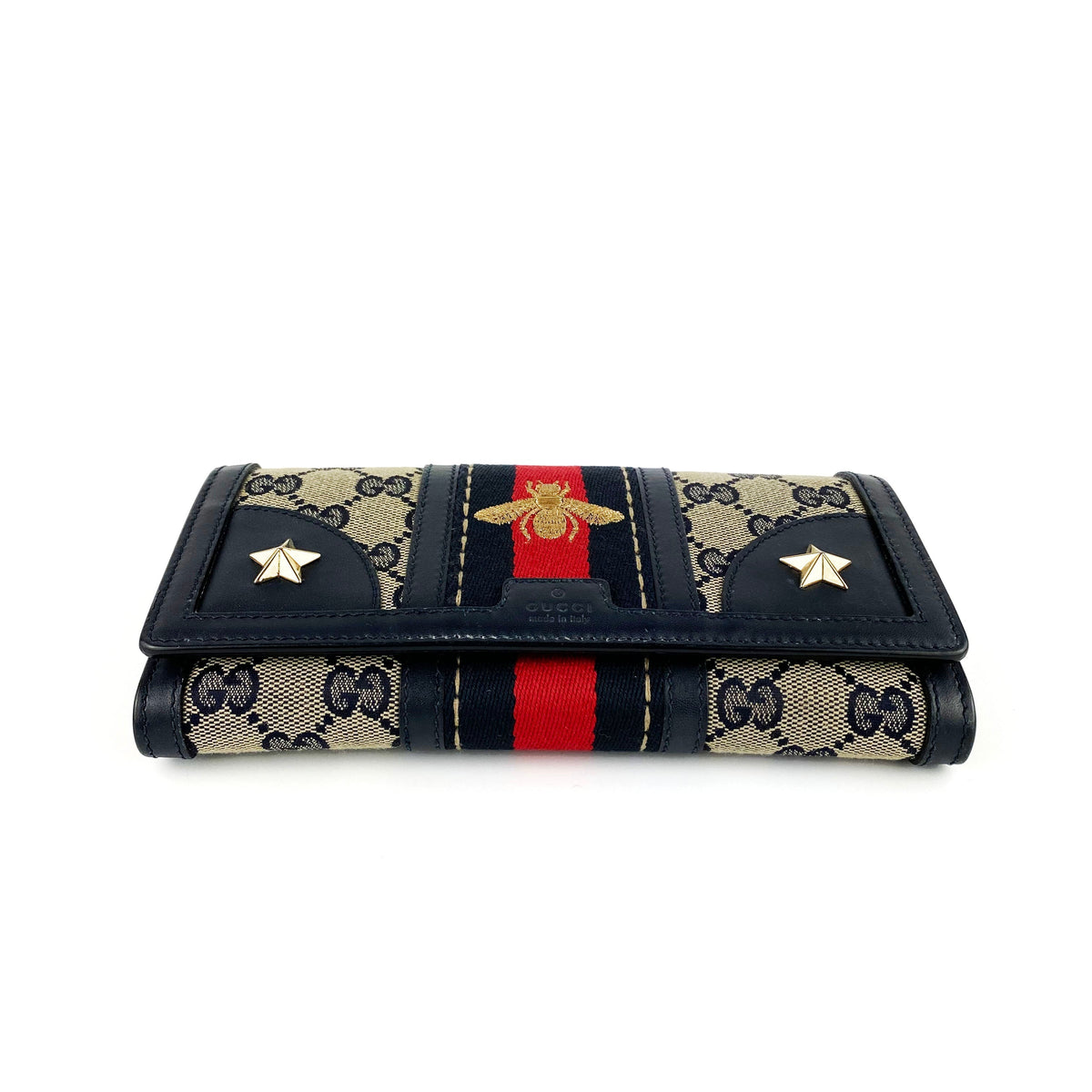 Gucci Monogram Rania Bee Wallet