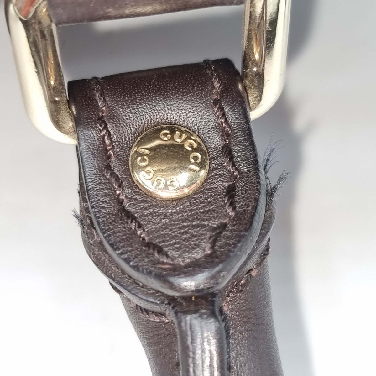 Signature Sukey Top Handle Bag Dark Brown
