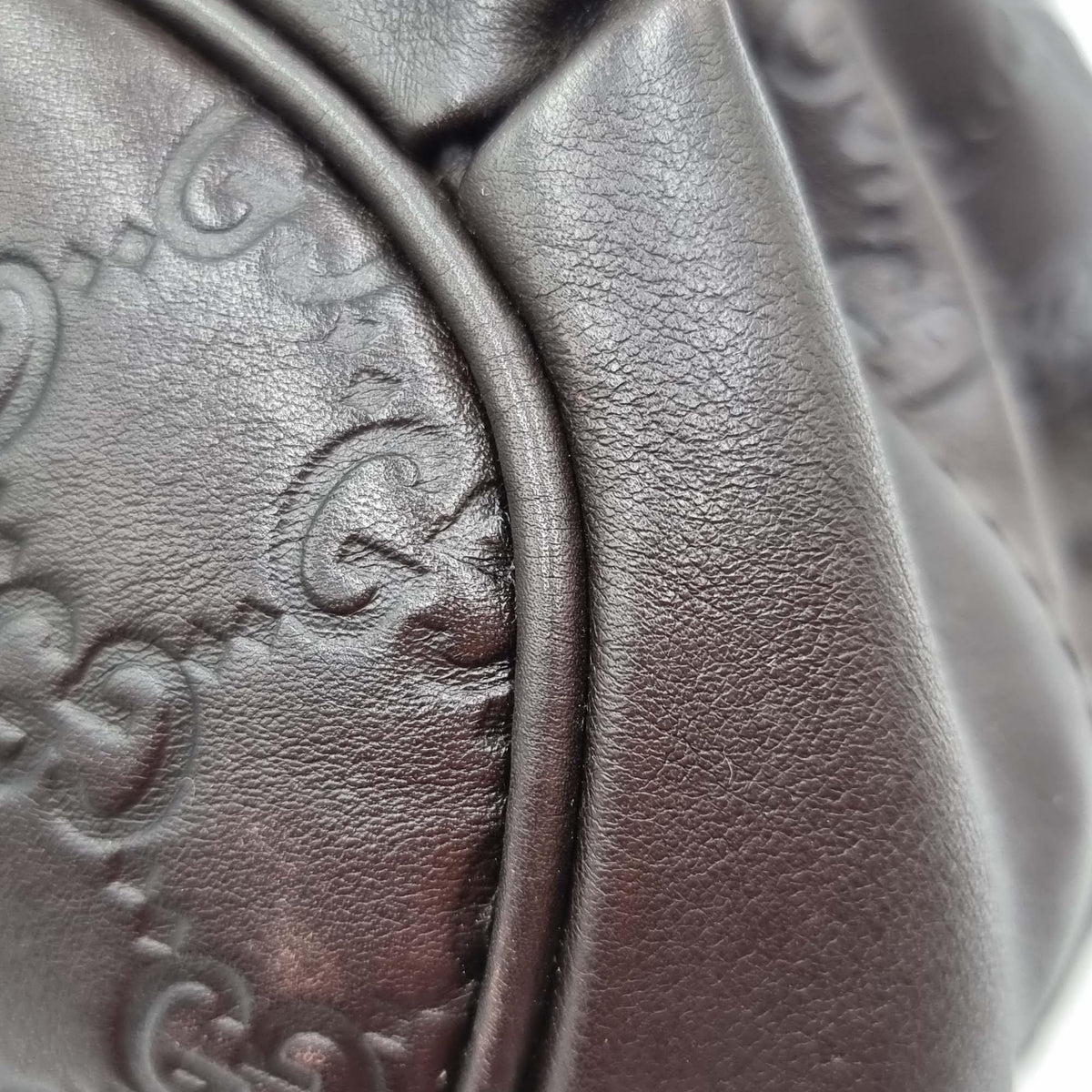 Signature Sukey Top Handle Bag Dark Brown