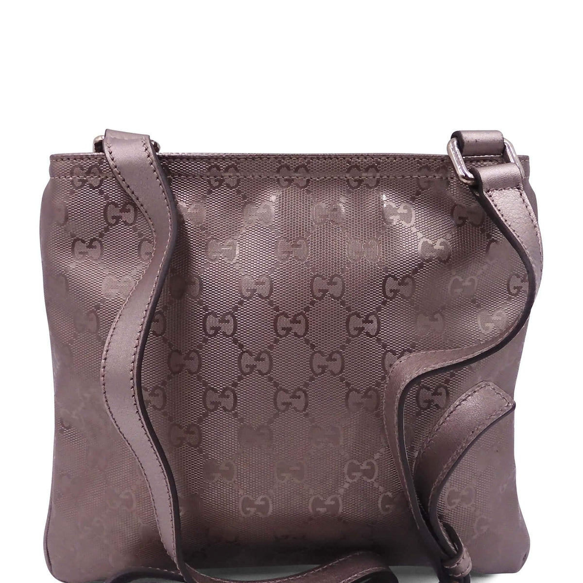 Small Crossbody Messenger Bag Bronze