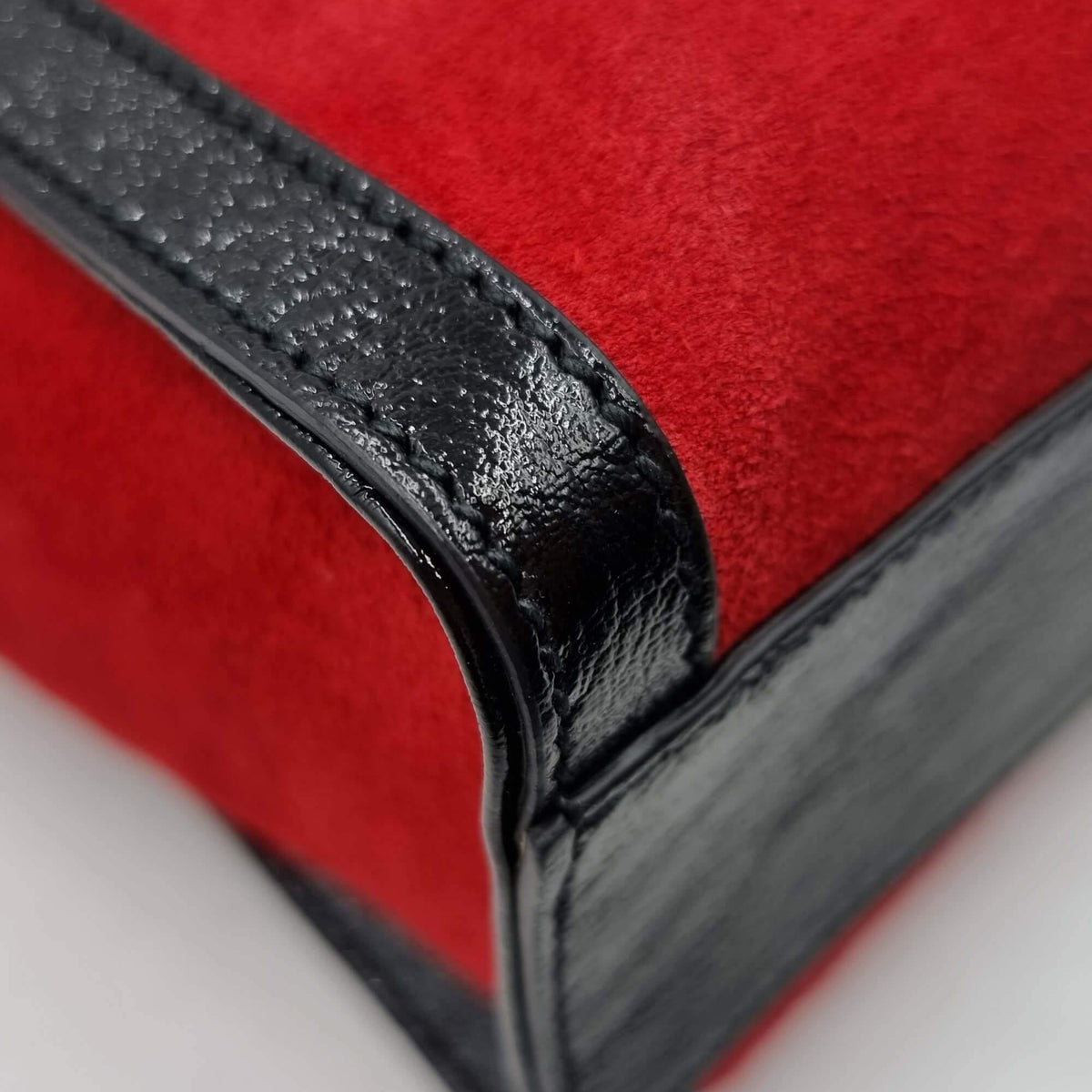 Small Ophidia GG Tote Red Black