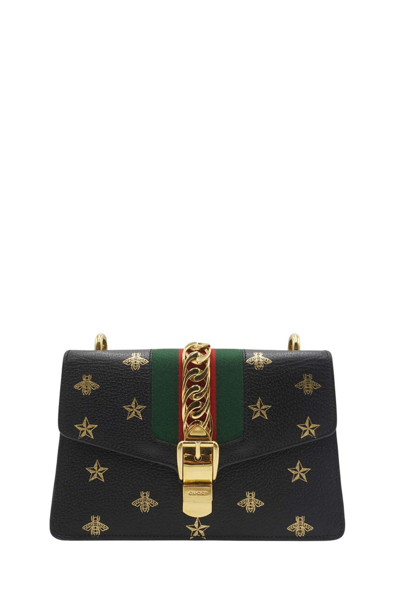 Small Sylvie Bee Star Bag Black