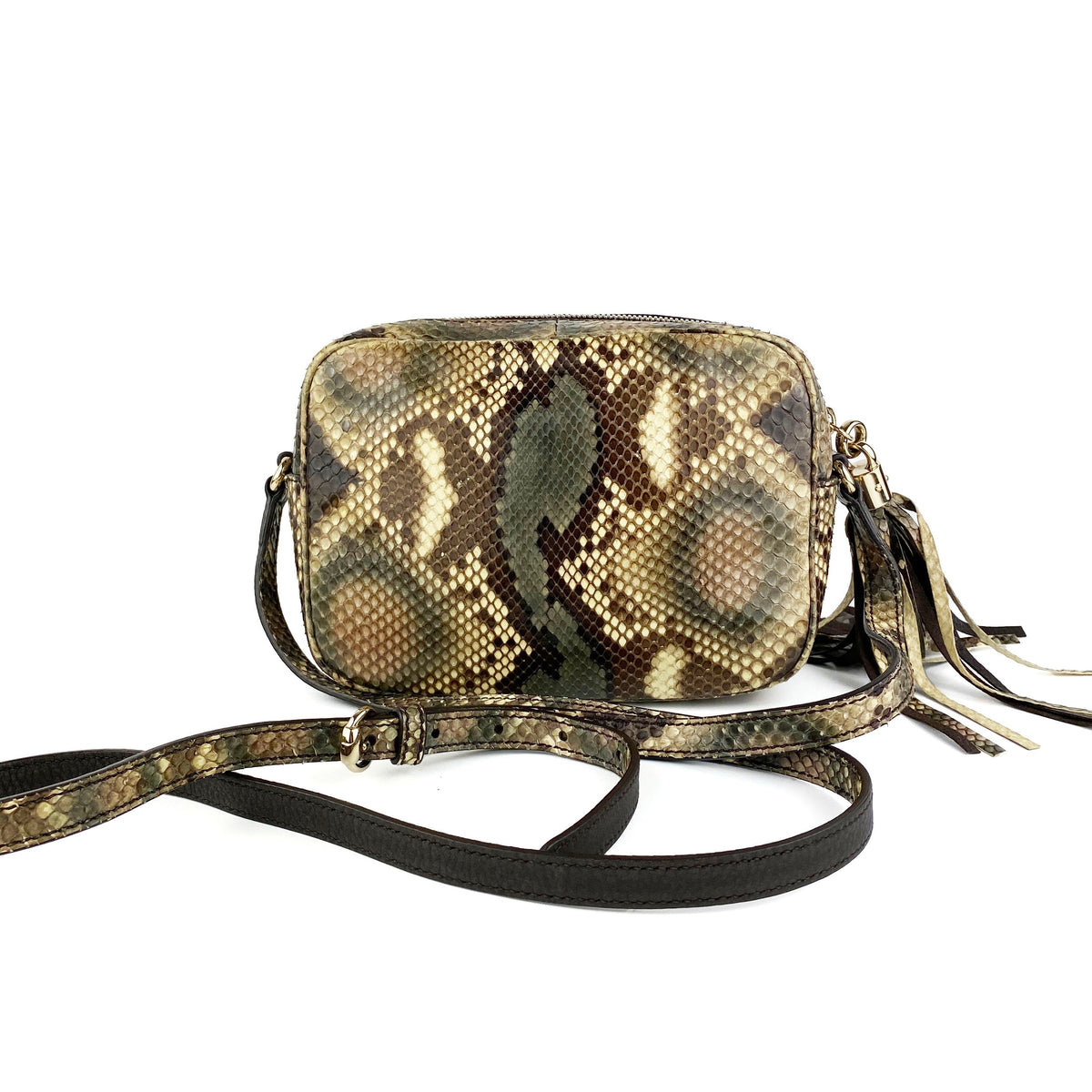 Gucci Snakeskin Small Soho Disco Bag