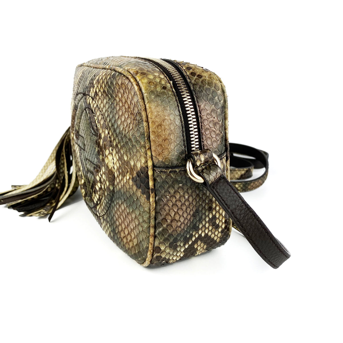 Gucci Snakeskin Small Soho Disco Bag
