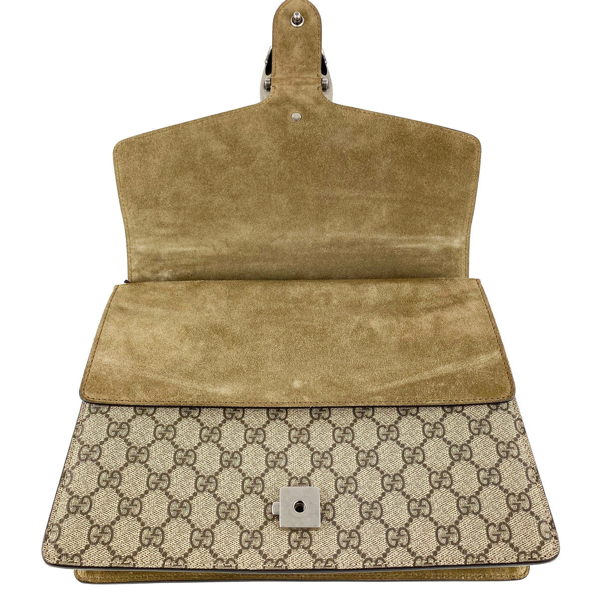 Gucci Dionysus Bag with Taupe Suede Trim
