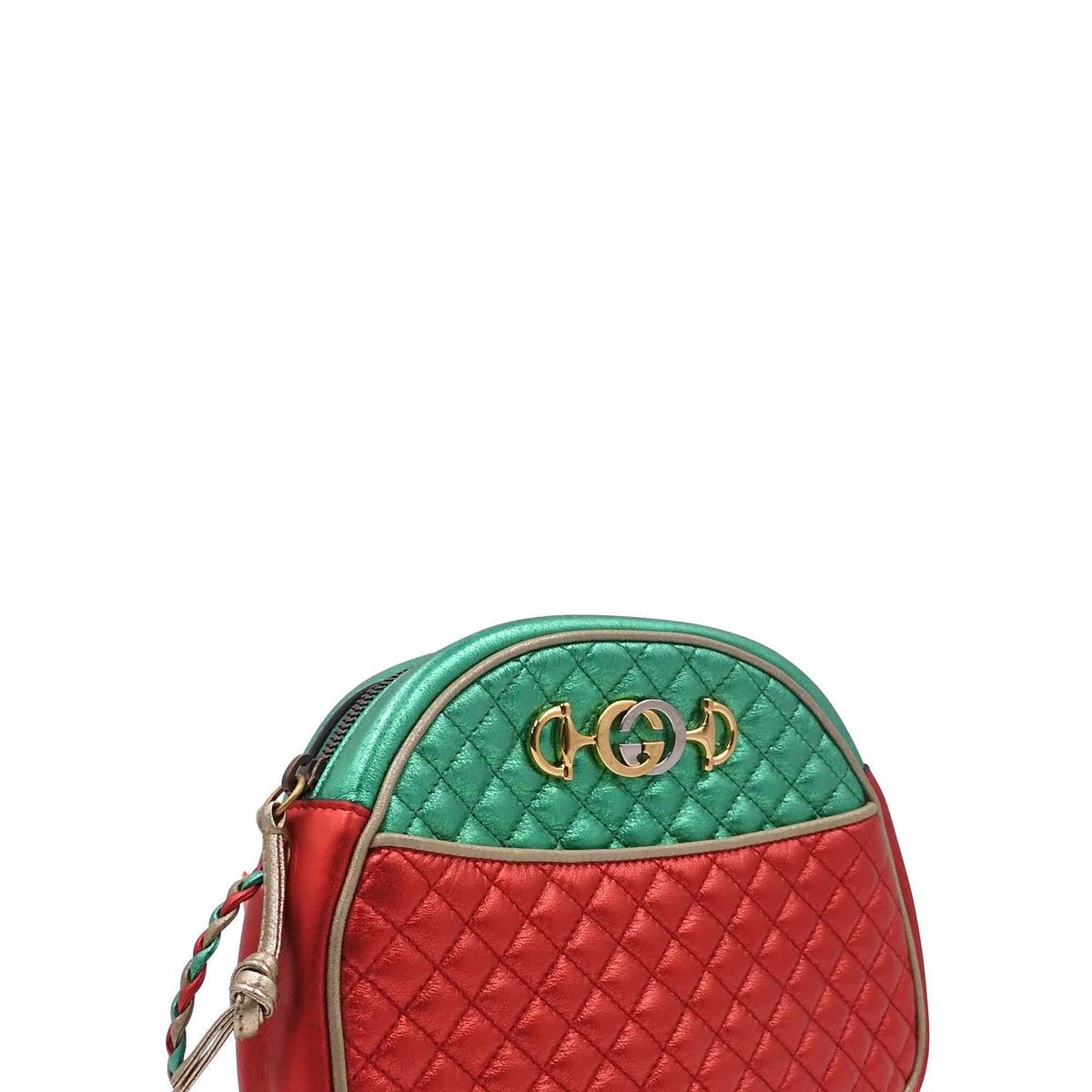 Trapuntata Mini Bag Red Green