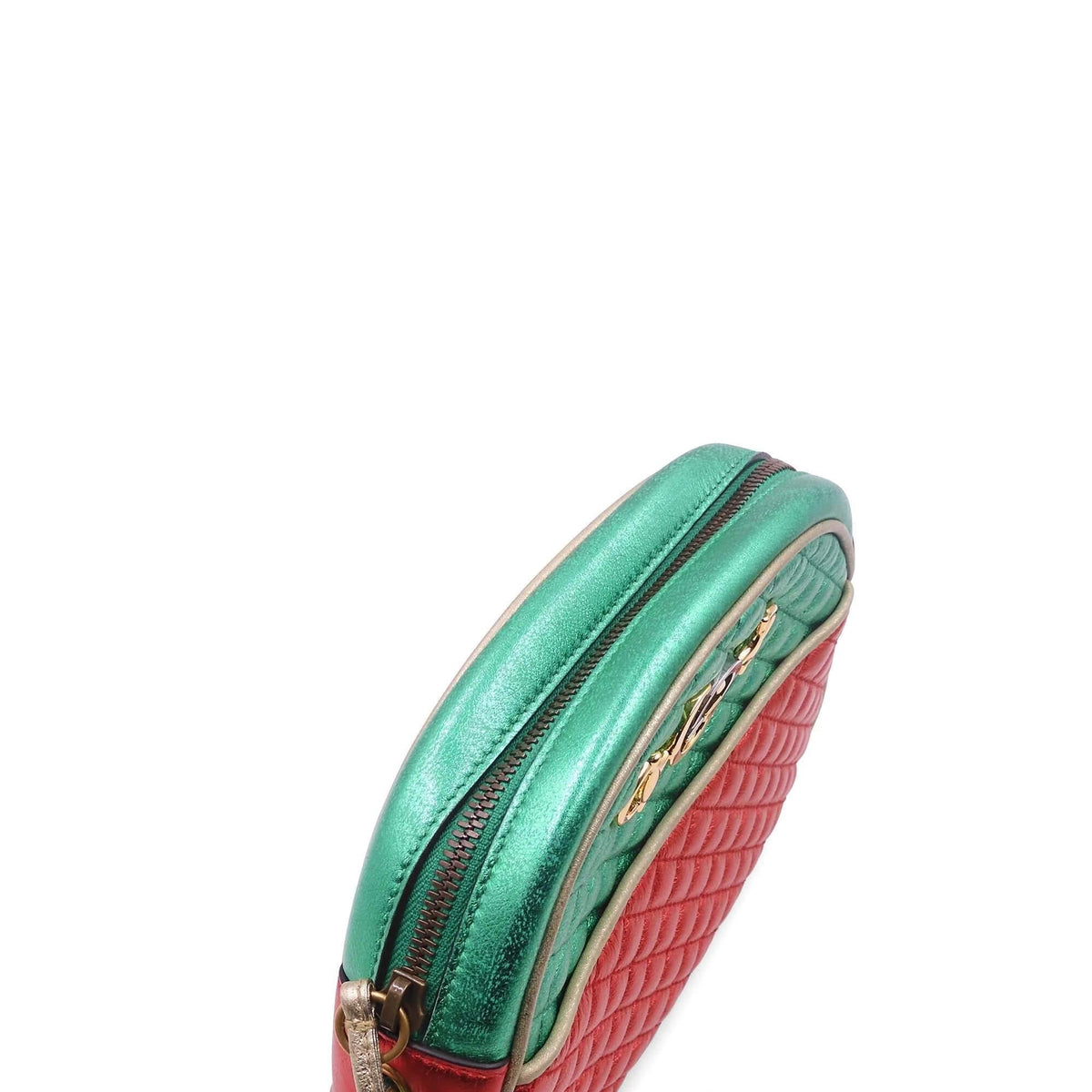 Trapuntata Mini Bag Red Green