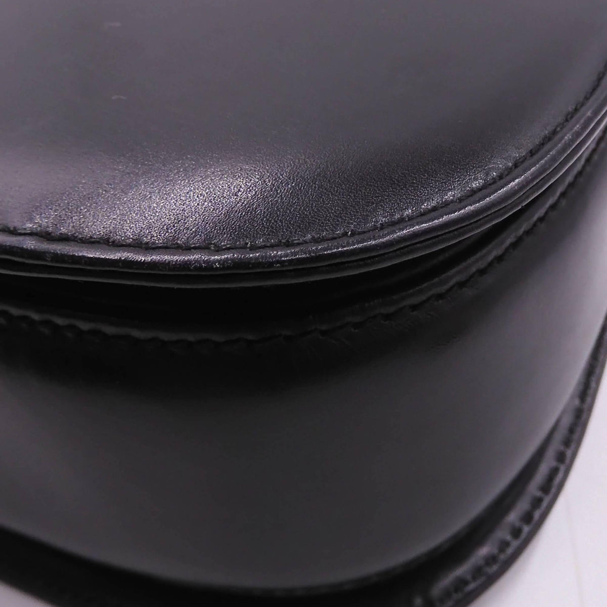 Vintage Bamboo Top Handle Bag Black