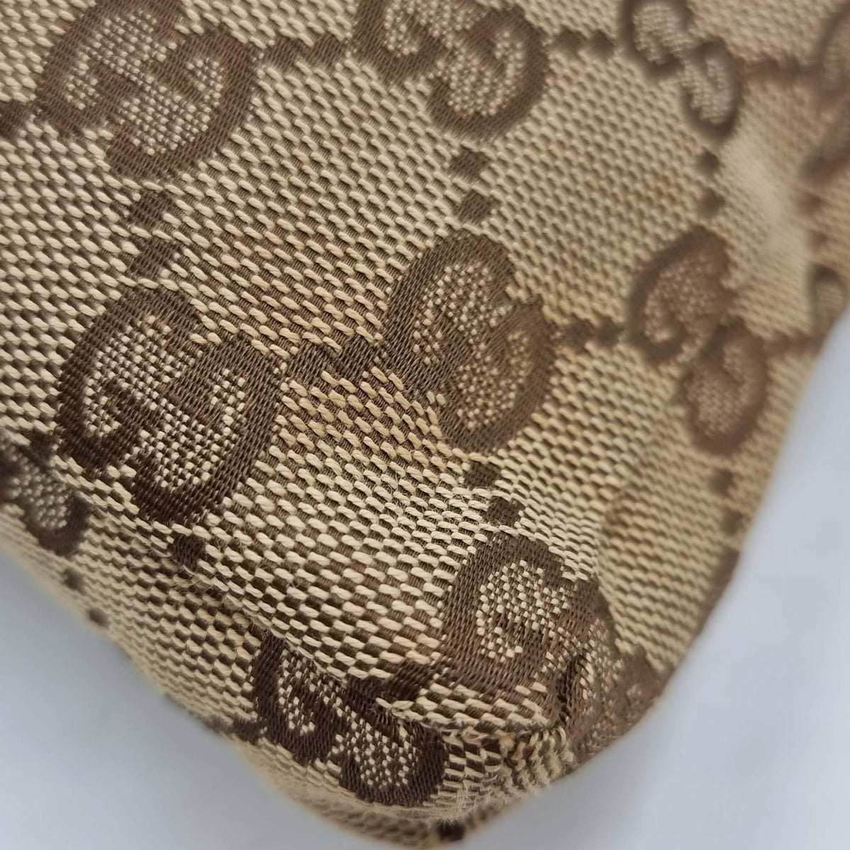 Vintage GG Supreme Belt Bag Brown