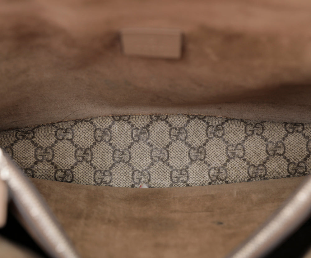 Gucci Ebony Dionysus Sequins Lips Lightning Bag