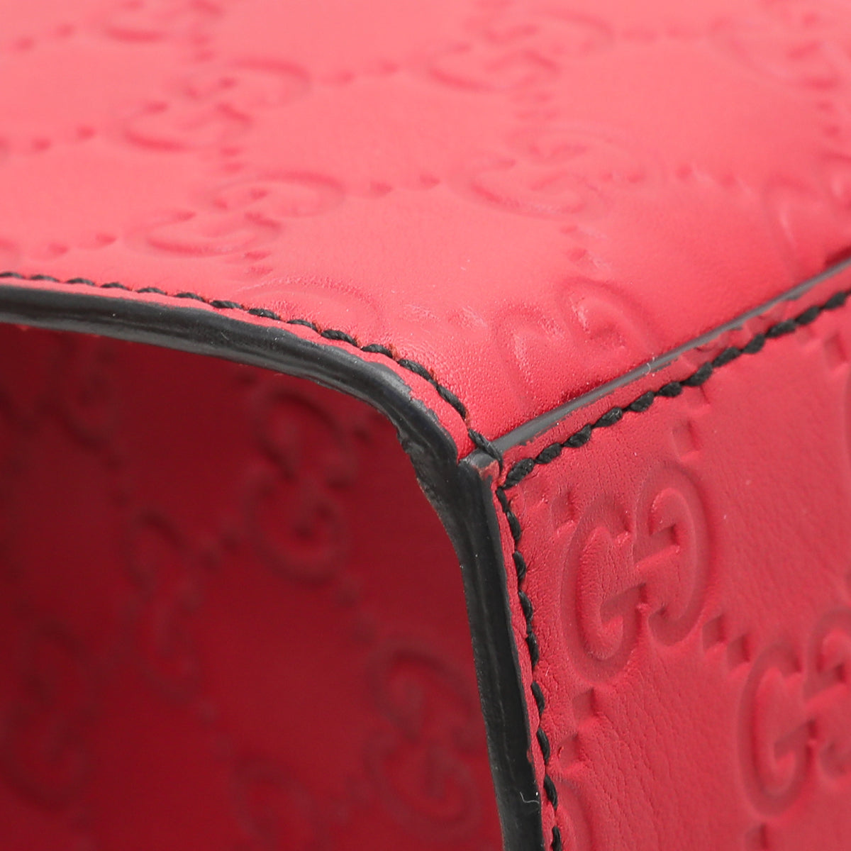 Gucci Red GG Guccissima Emily Large Bag
