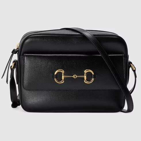 Gucci Horsebit shoulder cross-body bag- Black