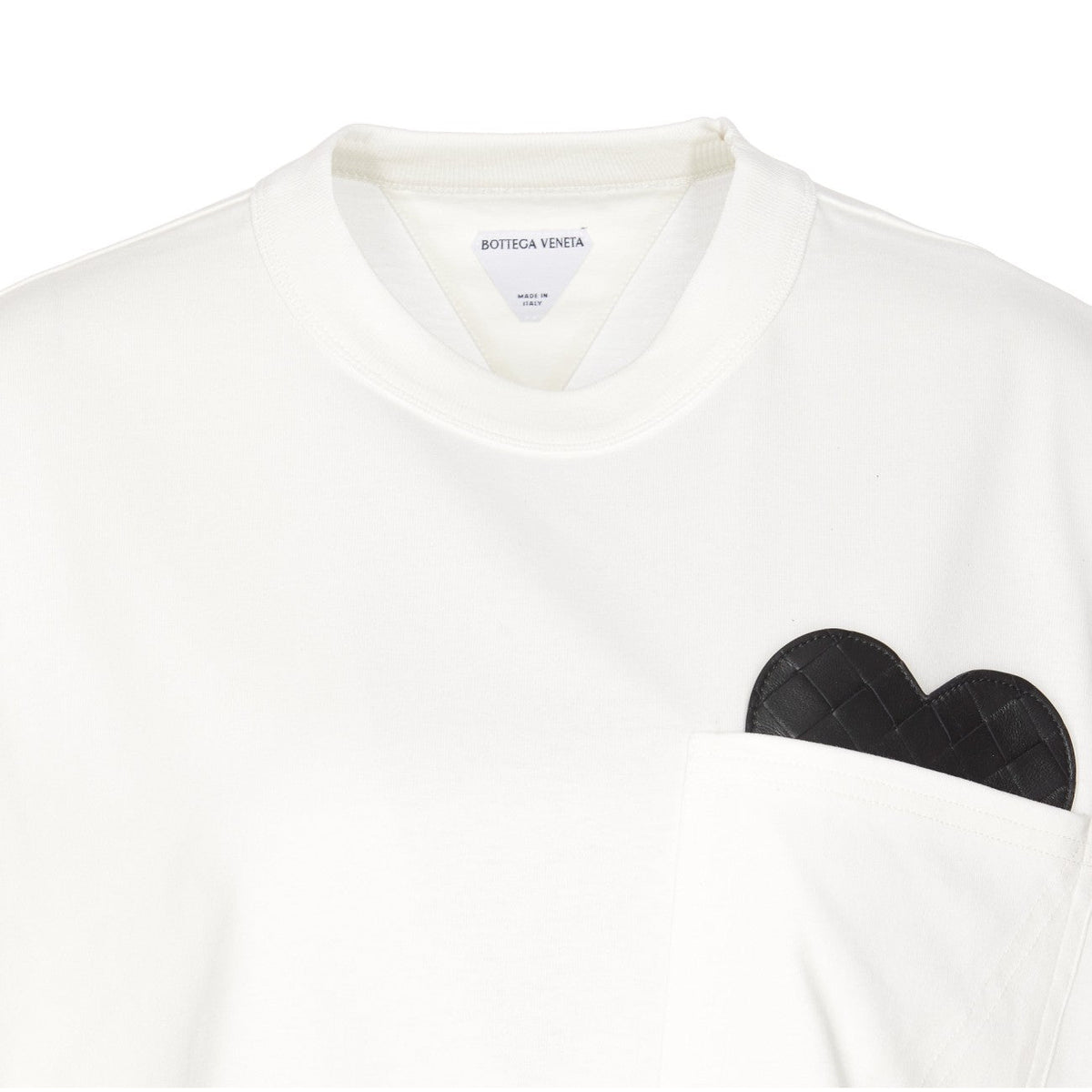 Bottega Veneta Women Heart Crop T-Shirt