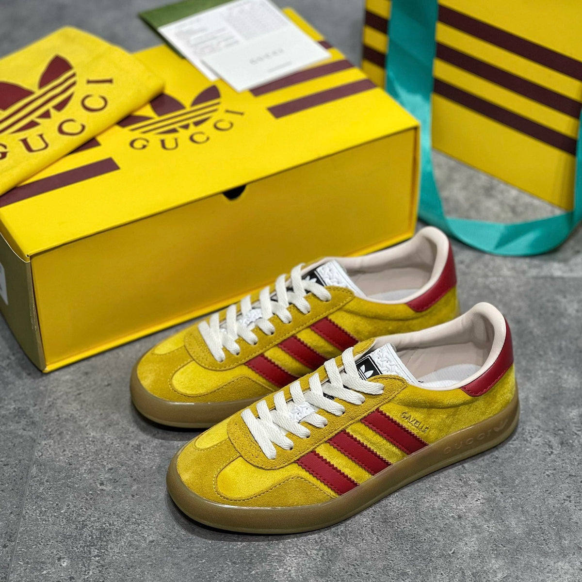 GG x ADID GAZELLE SNEAKER