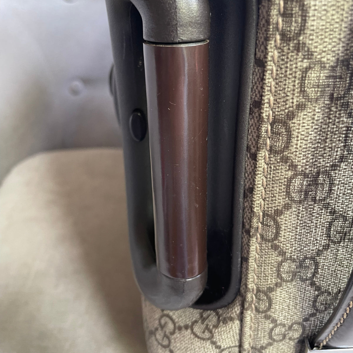 Gucci Supreme Canvas Monogram GG Cabin Suitcase