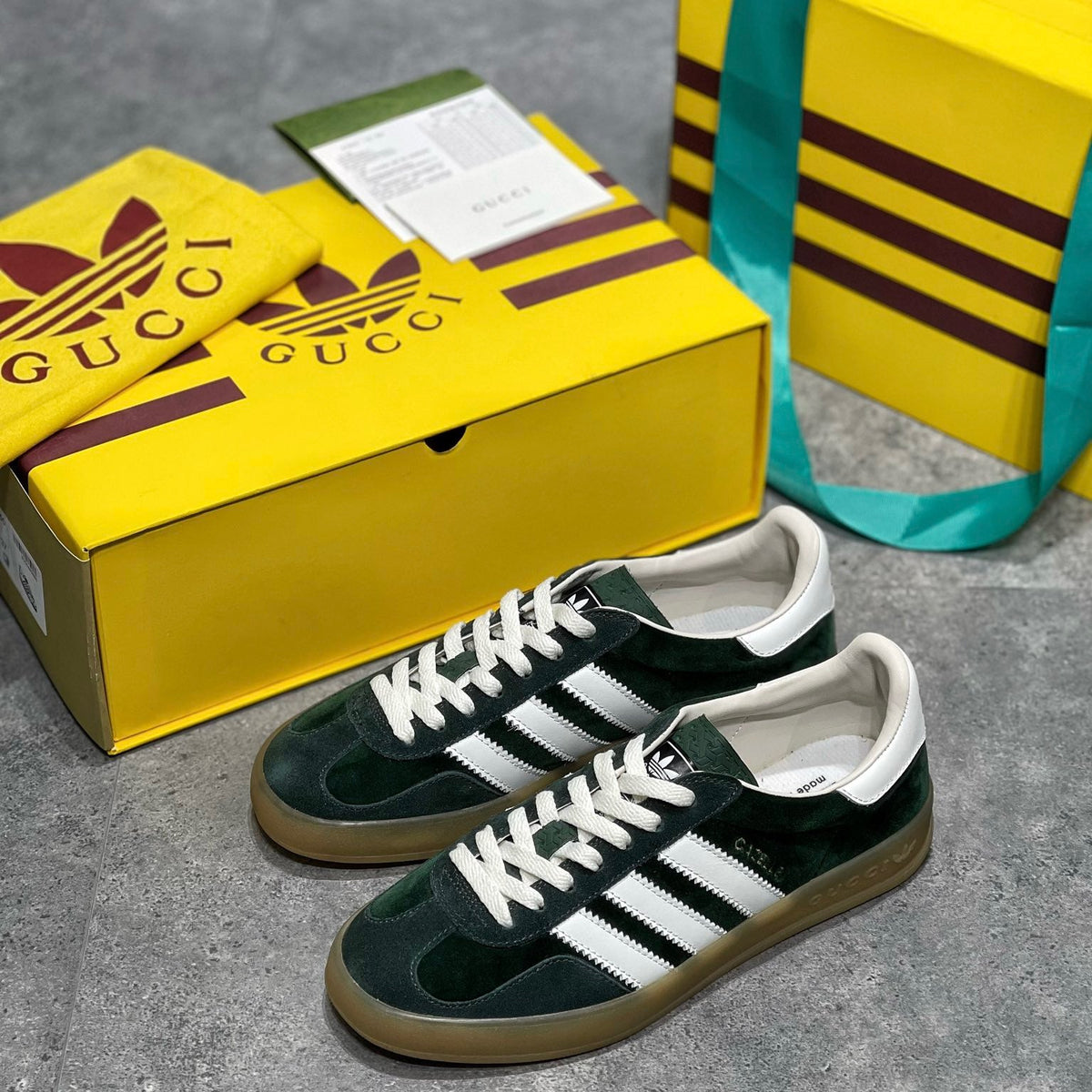 GG x ADID GAZELLE SNEAKER