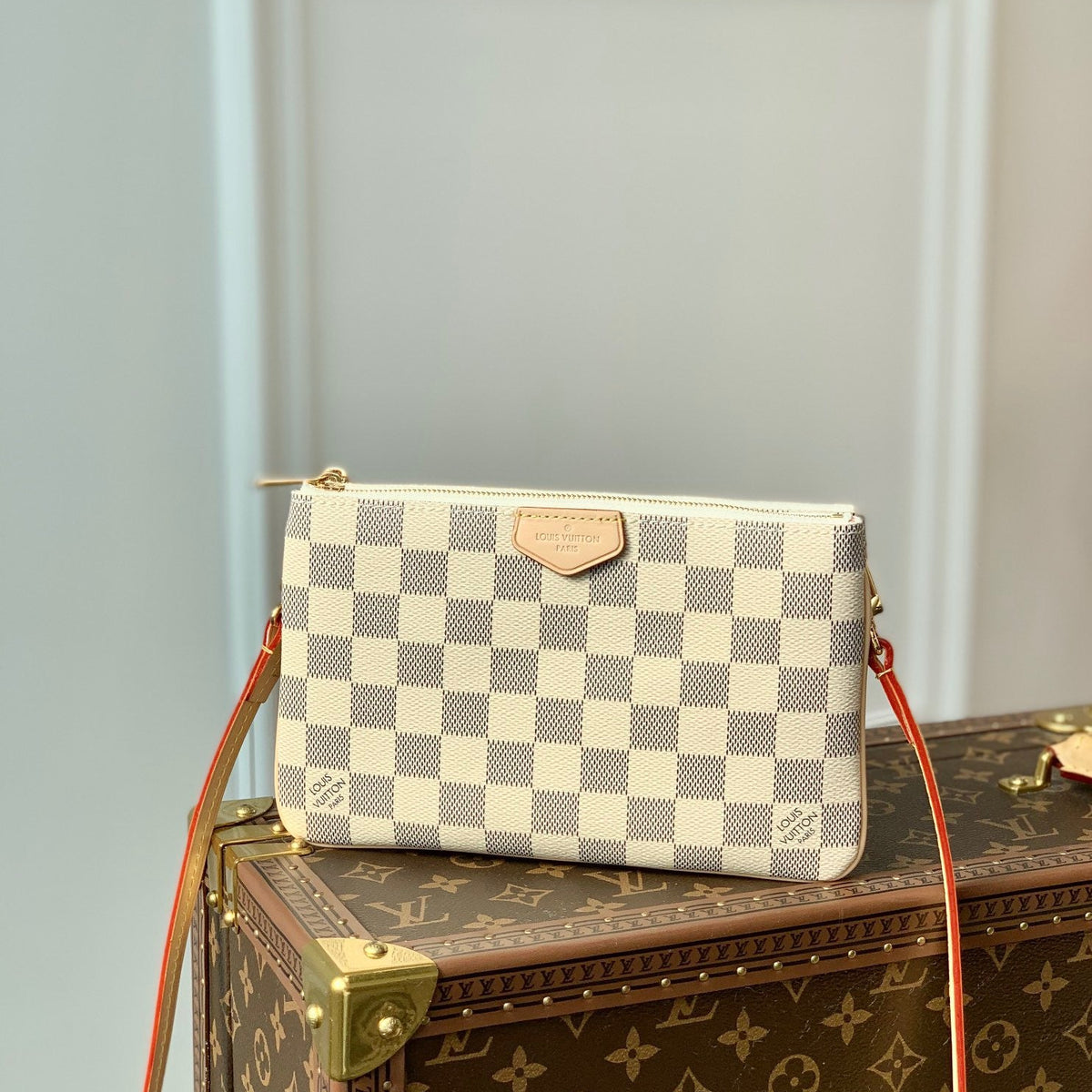 LOU DOUBLE ZIP POCHETTE