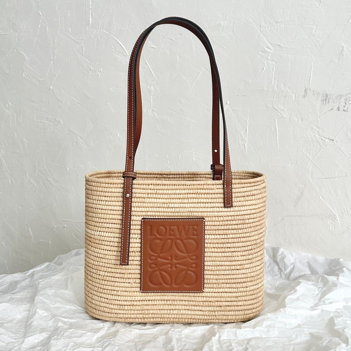 LOEW SMALL SQUARE BASKET BAG