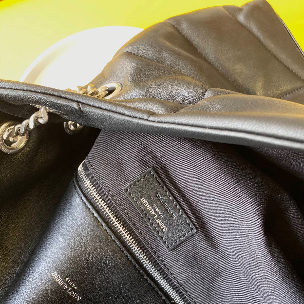 SL MEDIUM BAG IN QUILTED LAMBSKIN
