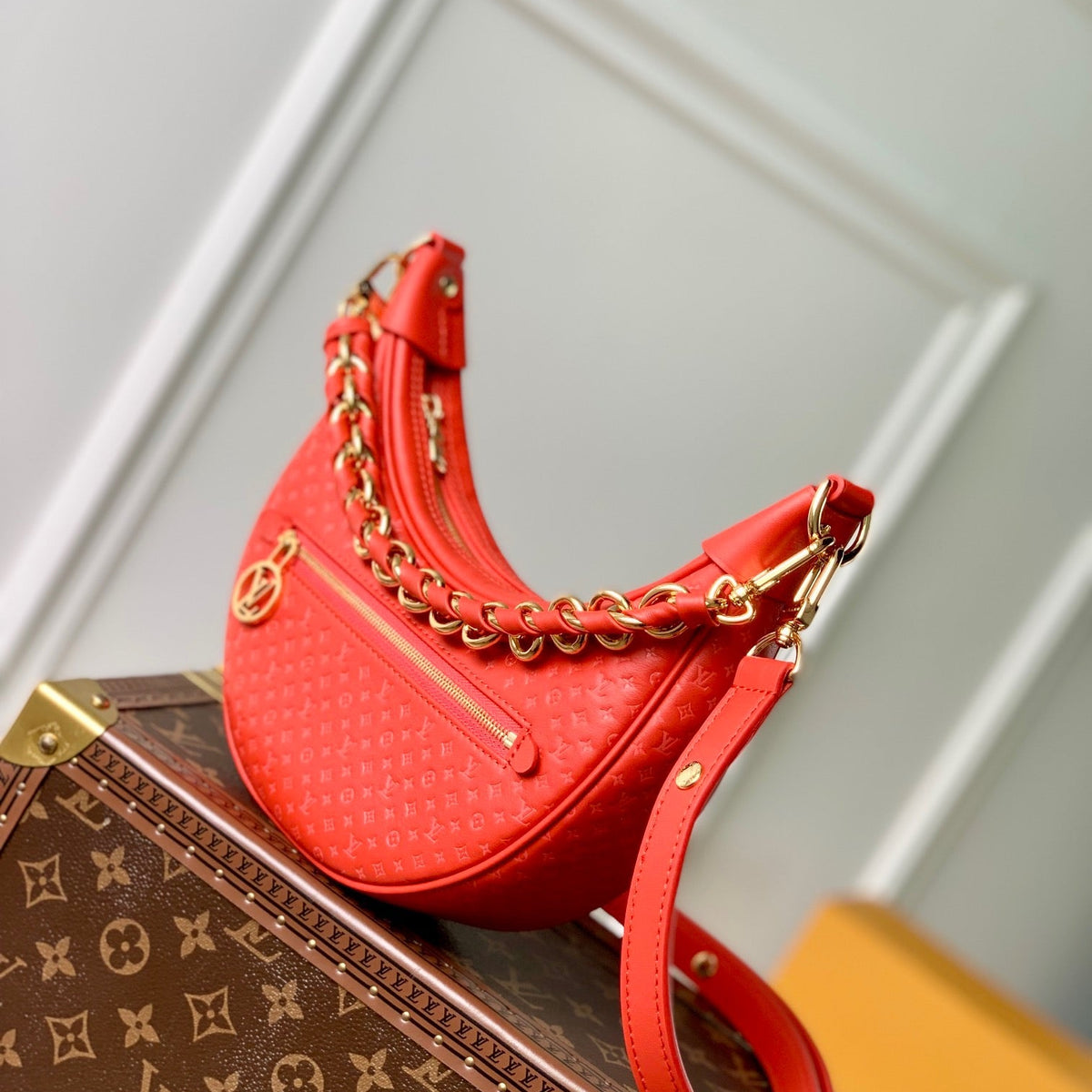 LOU LOOP BAGUETTE BAG