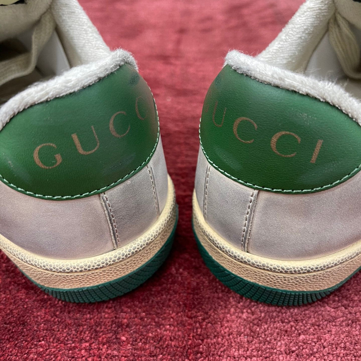 GG SCREENER LEATHER SNEAKERS