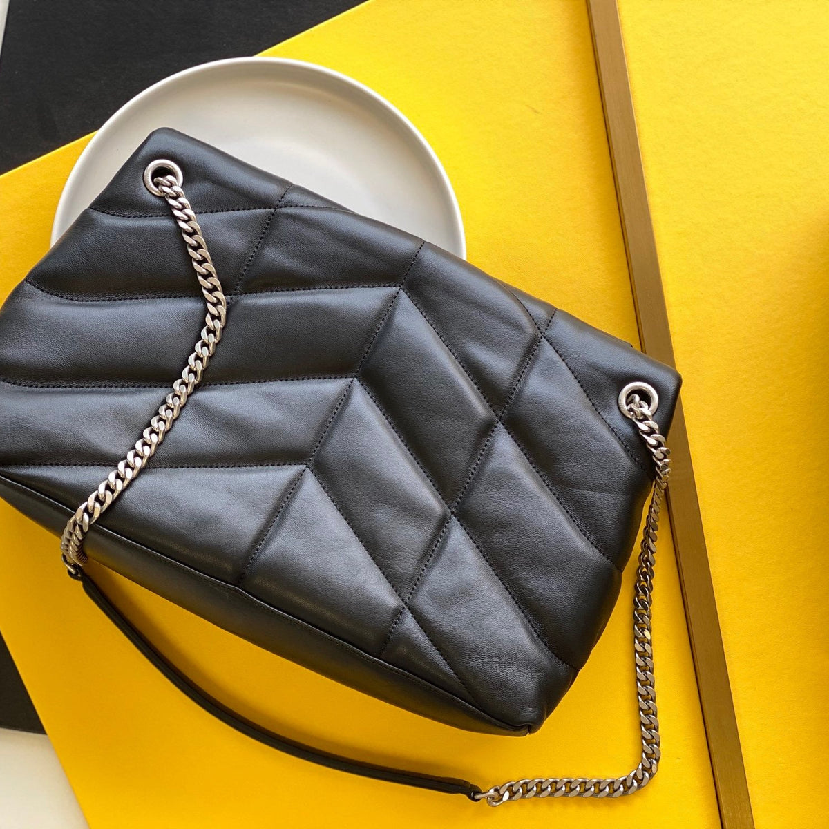 SL MEDIUM BAG IN QUILTED LAMBSKIN