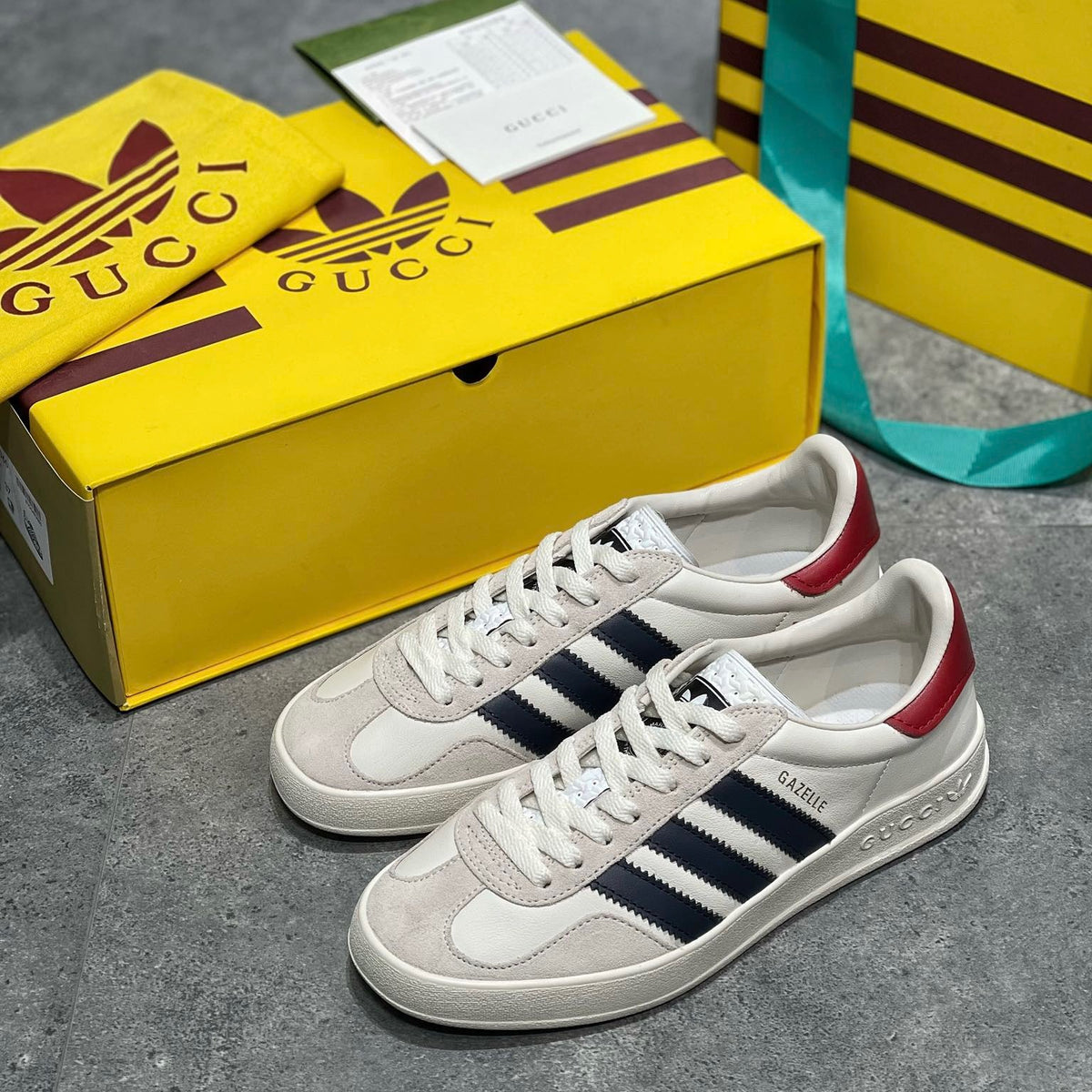 GG x ADID GAZELLE SNEAKER