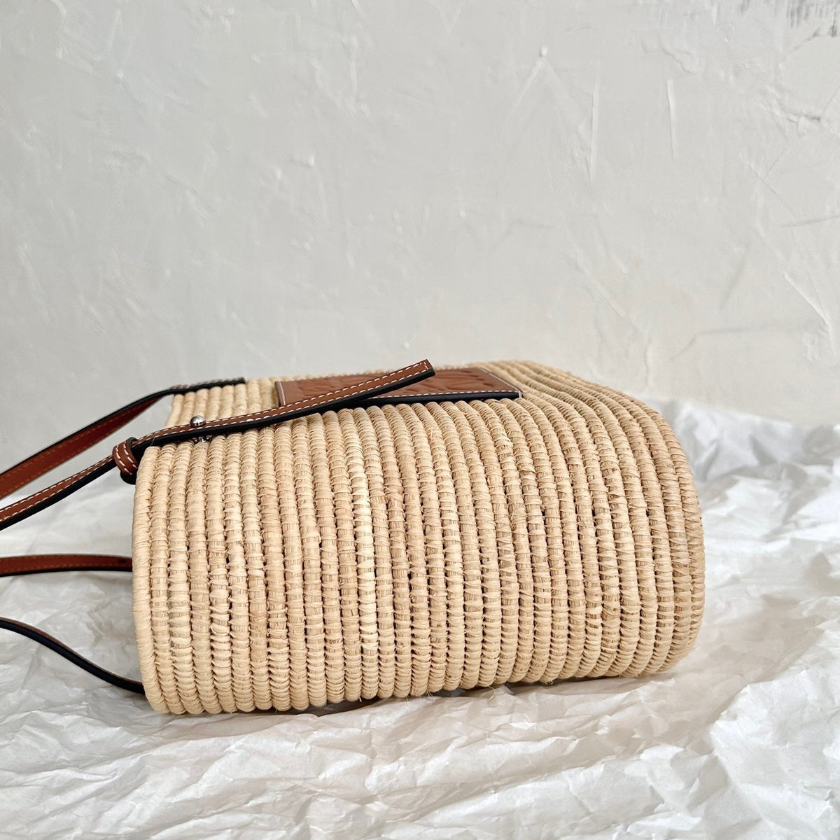 LOEW SMALL SQUARE BASKET BAG