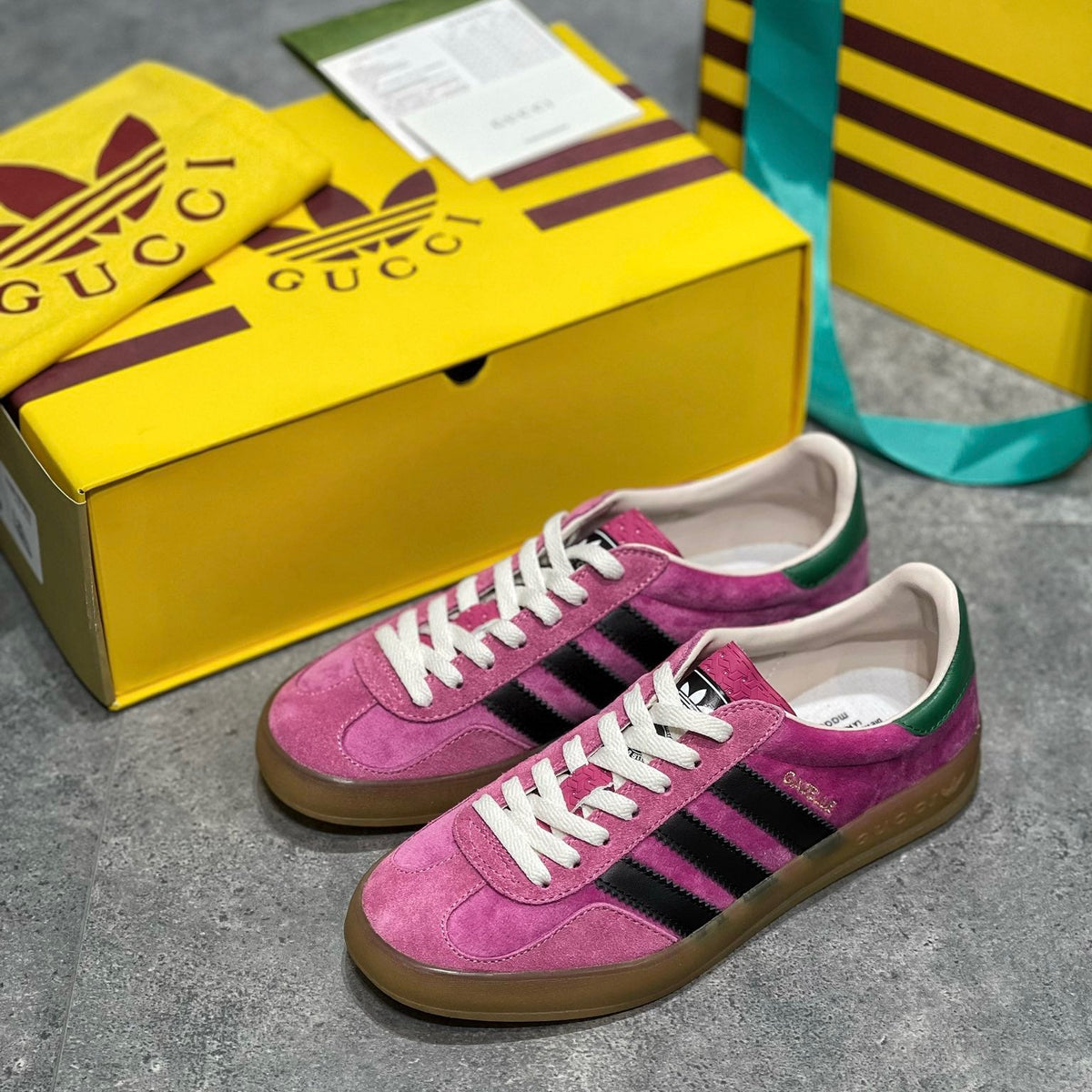GG x ADID GAZELLE SNEAKER