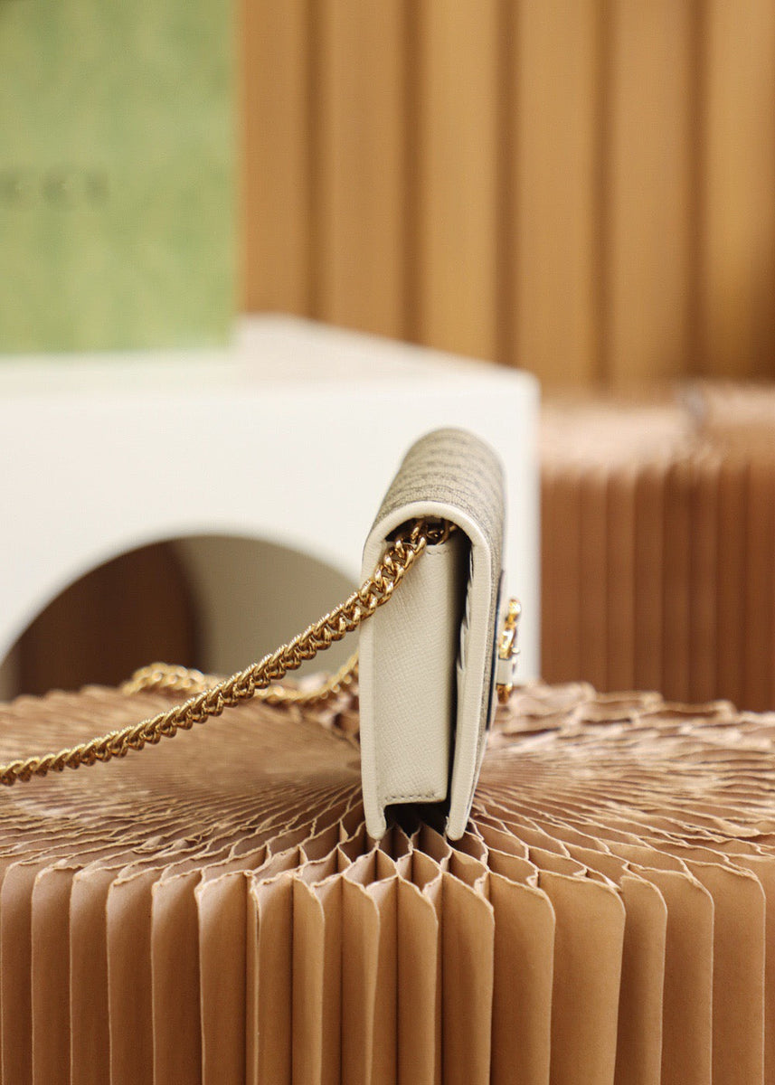 GG HORSEBIT 1955 WALLET WITH CHAIN