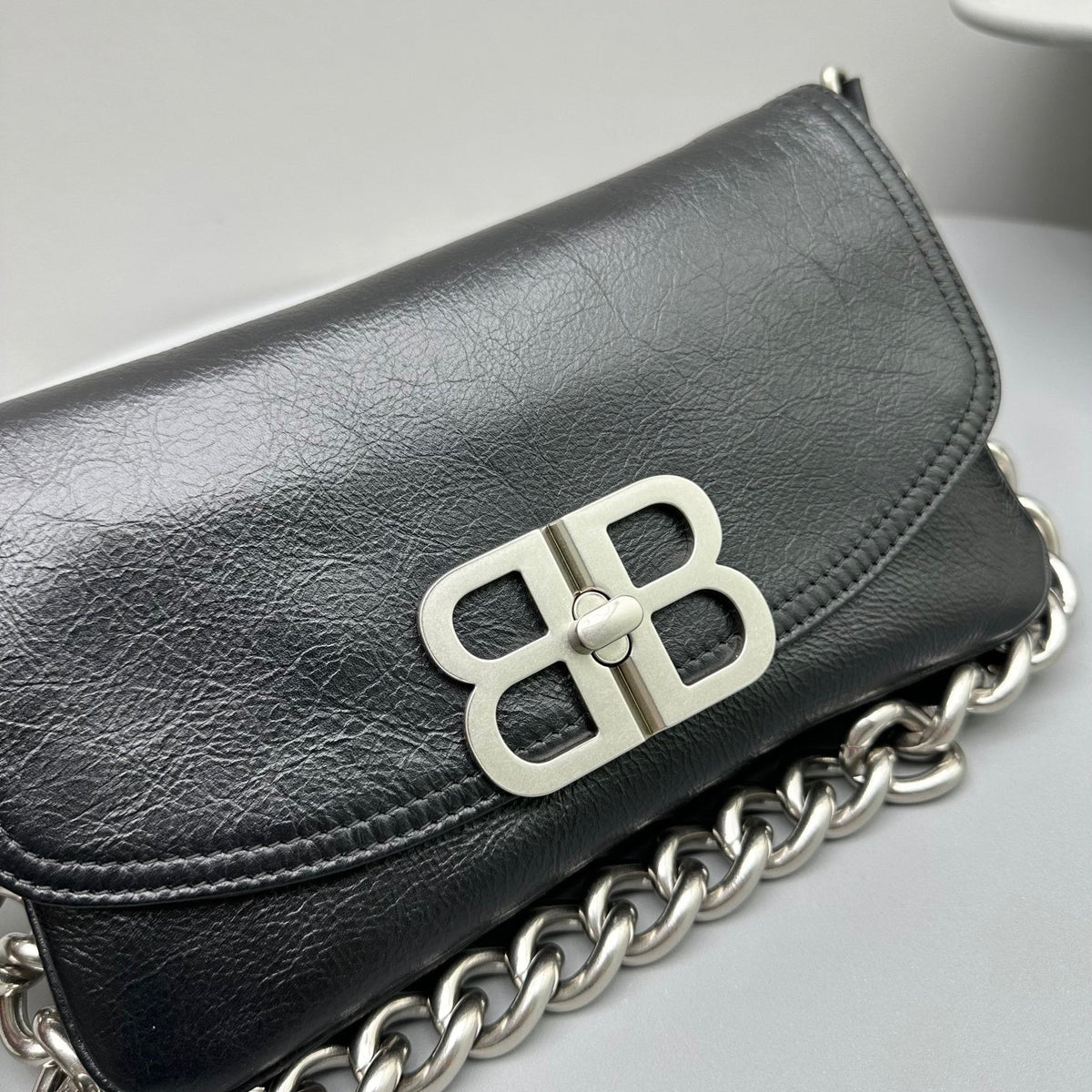 BAL BB SMALL SOFT FLAP BAG
