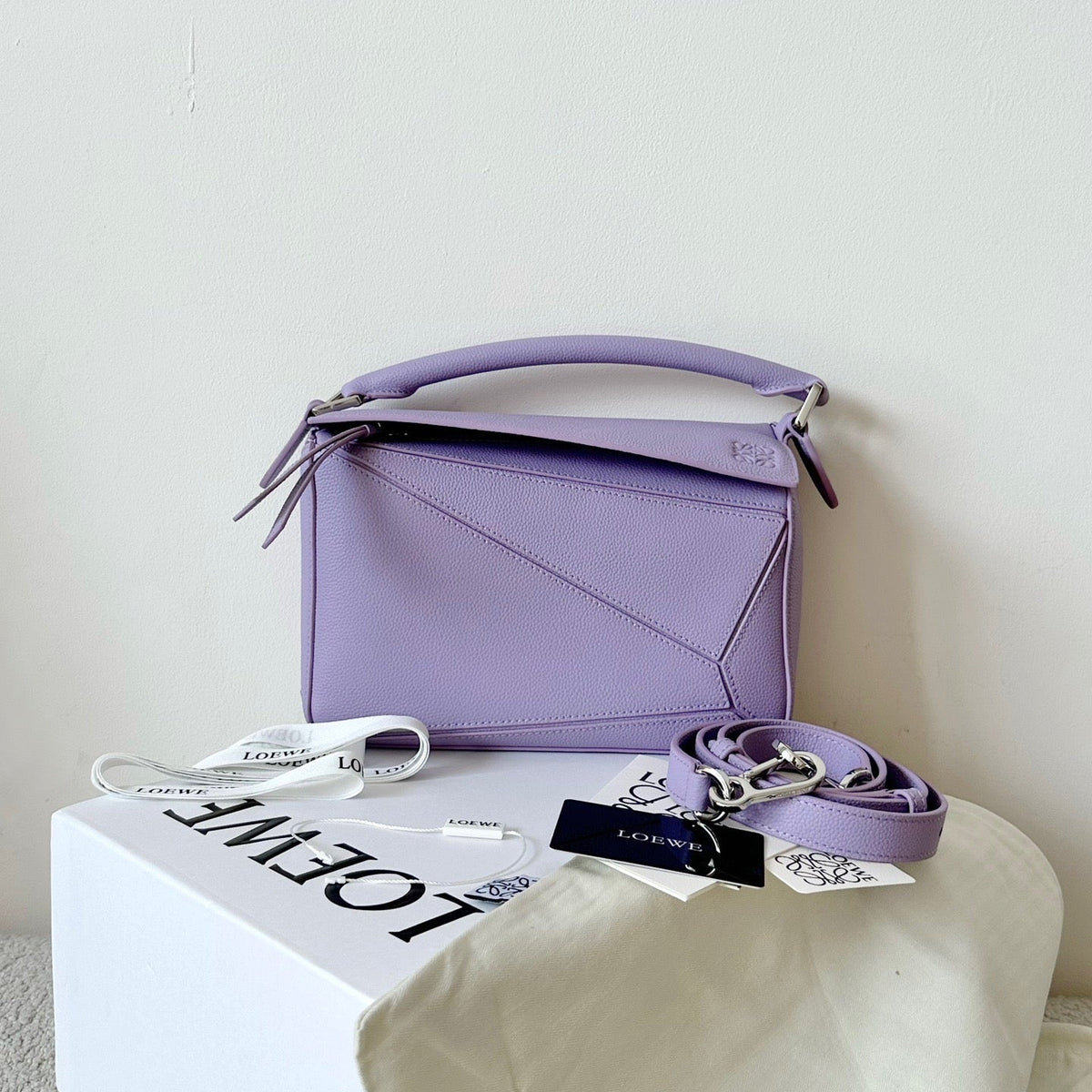LOEW SMALL PUZZLE EDGE BAG