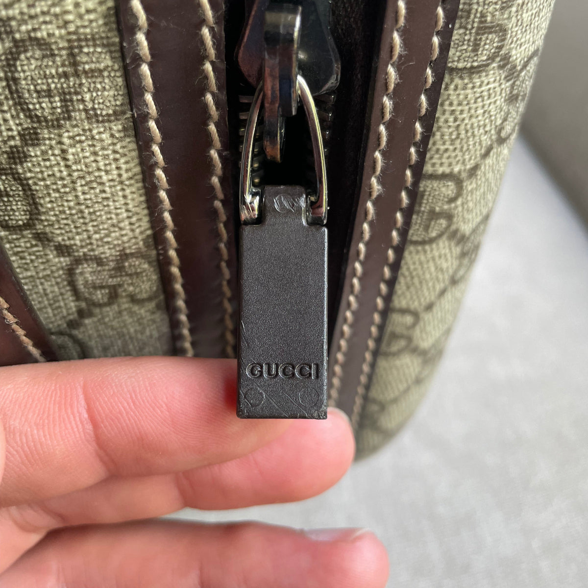 Gucci Supreme Canvas Monogram GG Cabin Suitcase