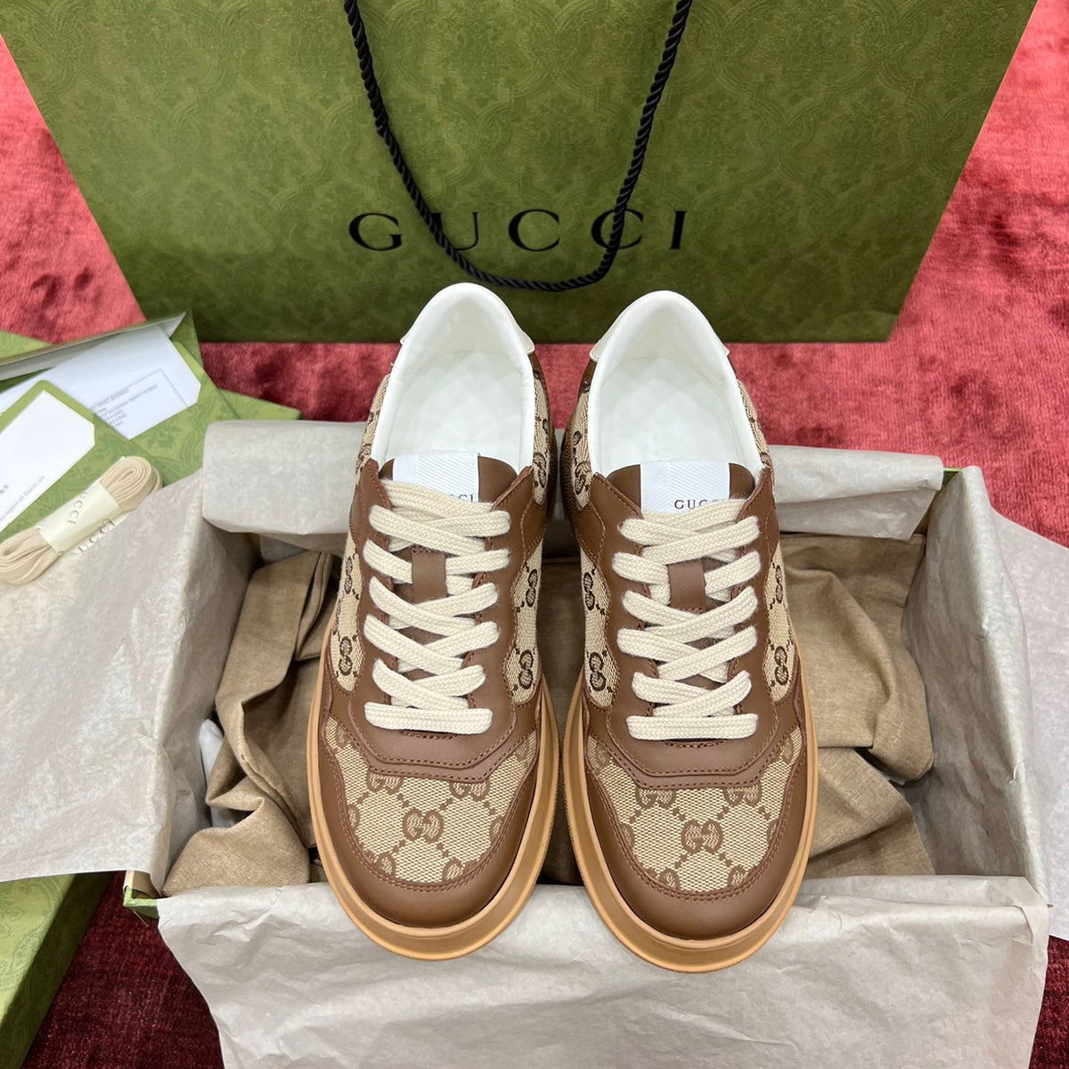 GG EMBOSSED SNEAKER