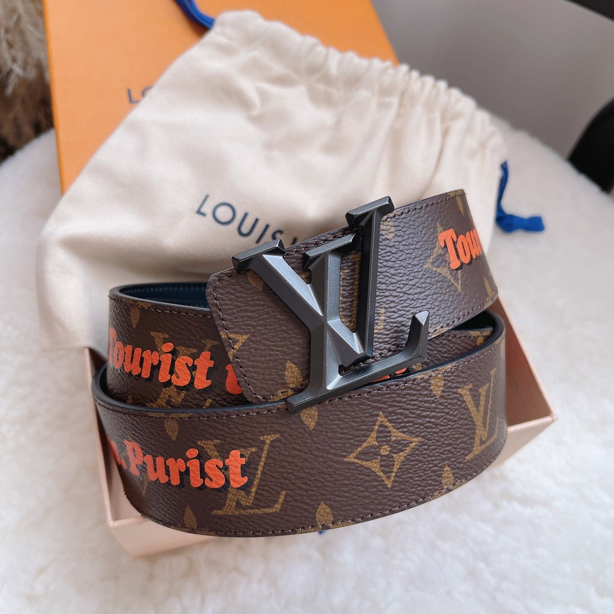 LOU INITIALS 40MM BELT
