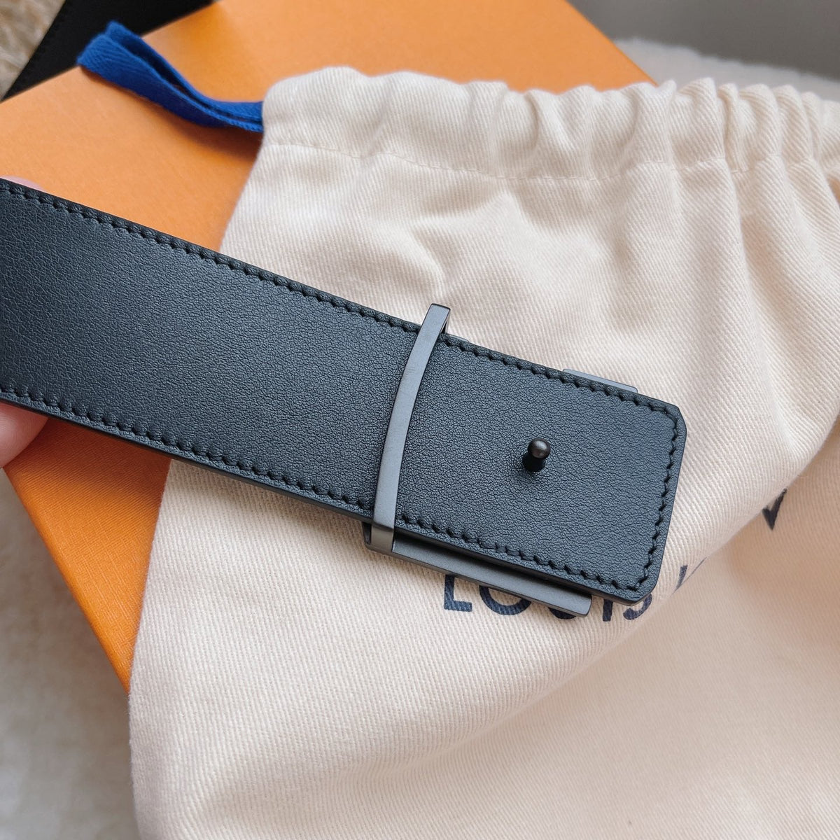 LOU INITIALS 40MM BELT