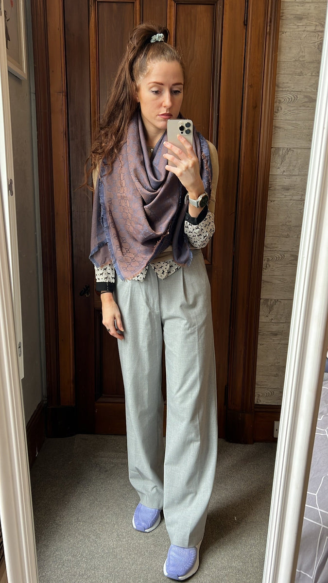Gucci GG Wool Silk Mix Shawl (RRP £385)