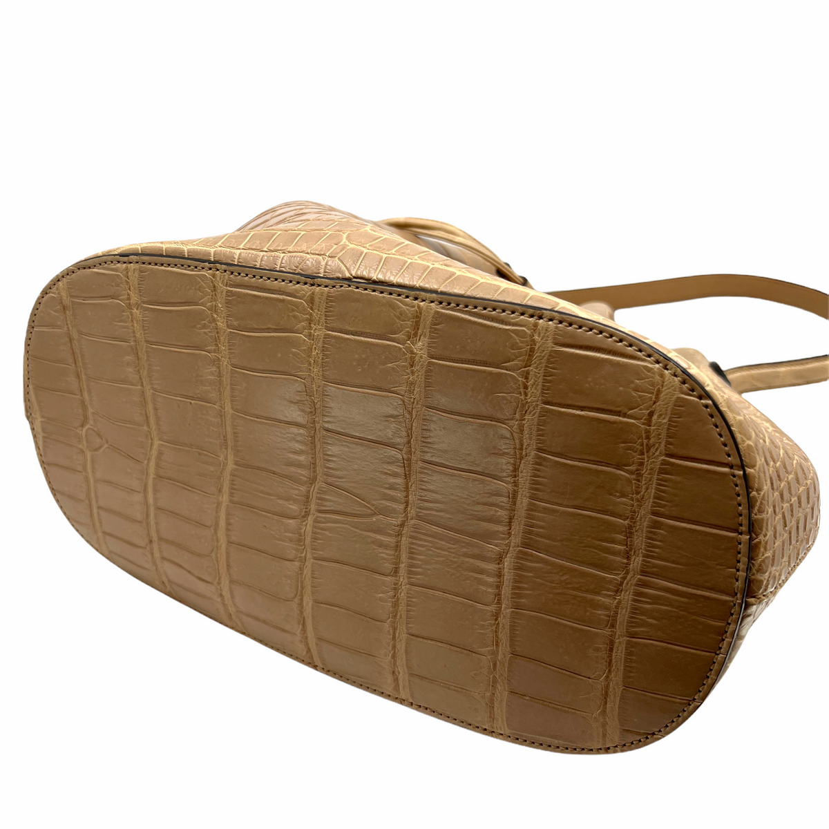 Gucci Lady Tassel Crocodile Bucket Bag