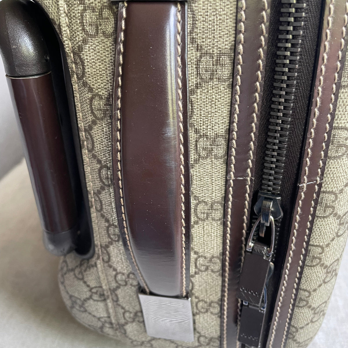 Gucci Supreme Canvas Monogram GG Cabin Suitcase